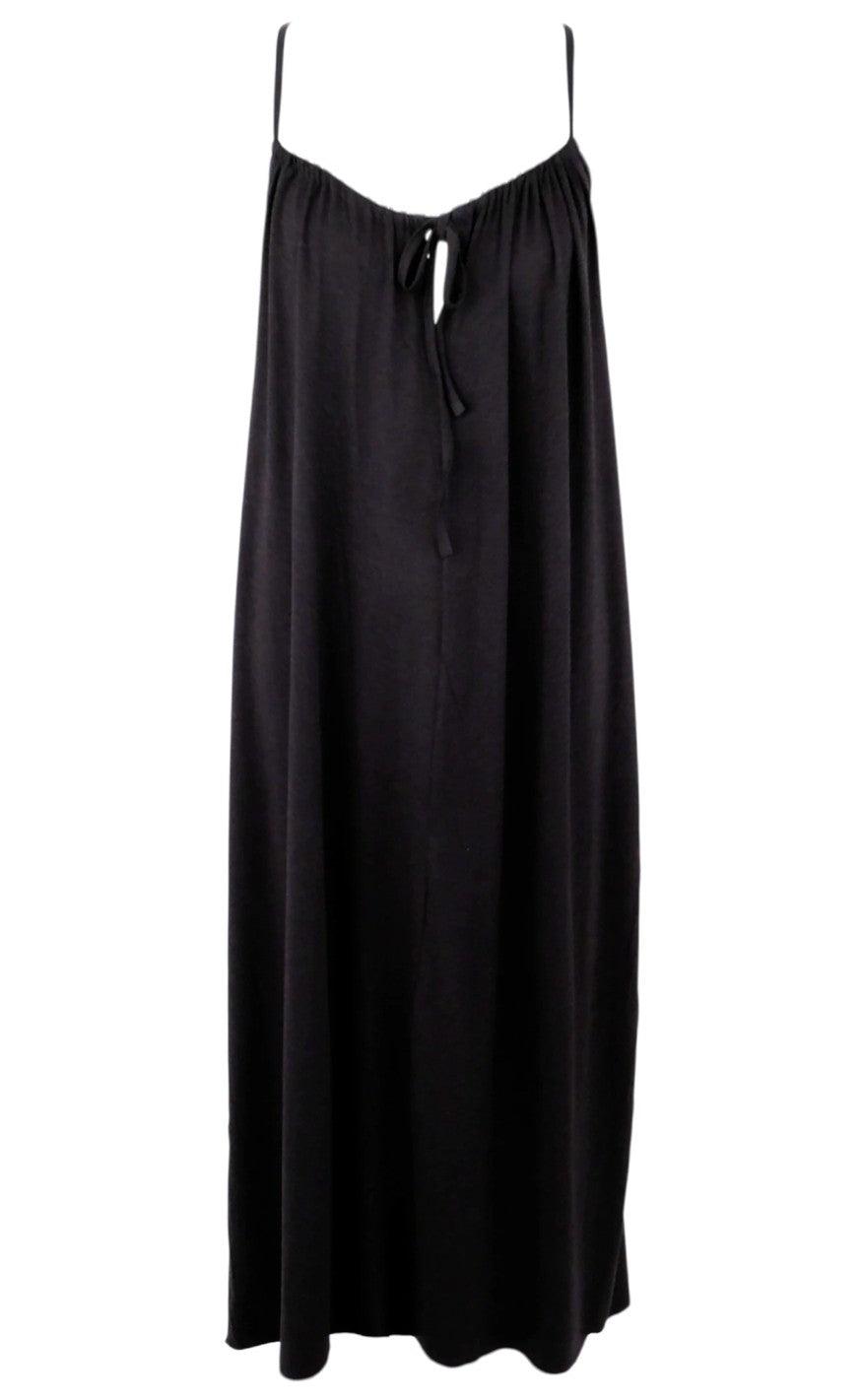 Black Colour Kjole - Jennifer Long Strap - Black