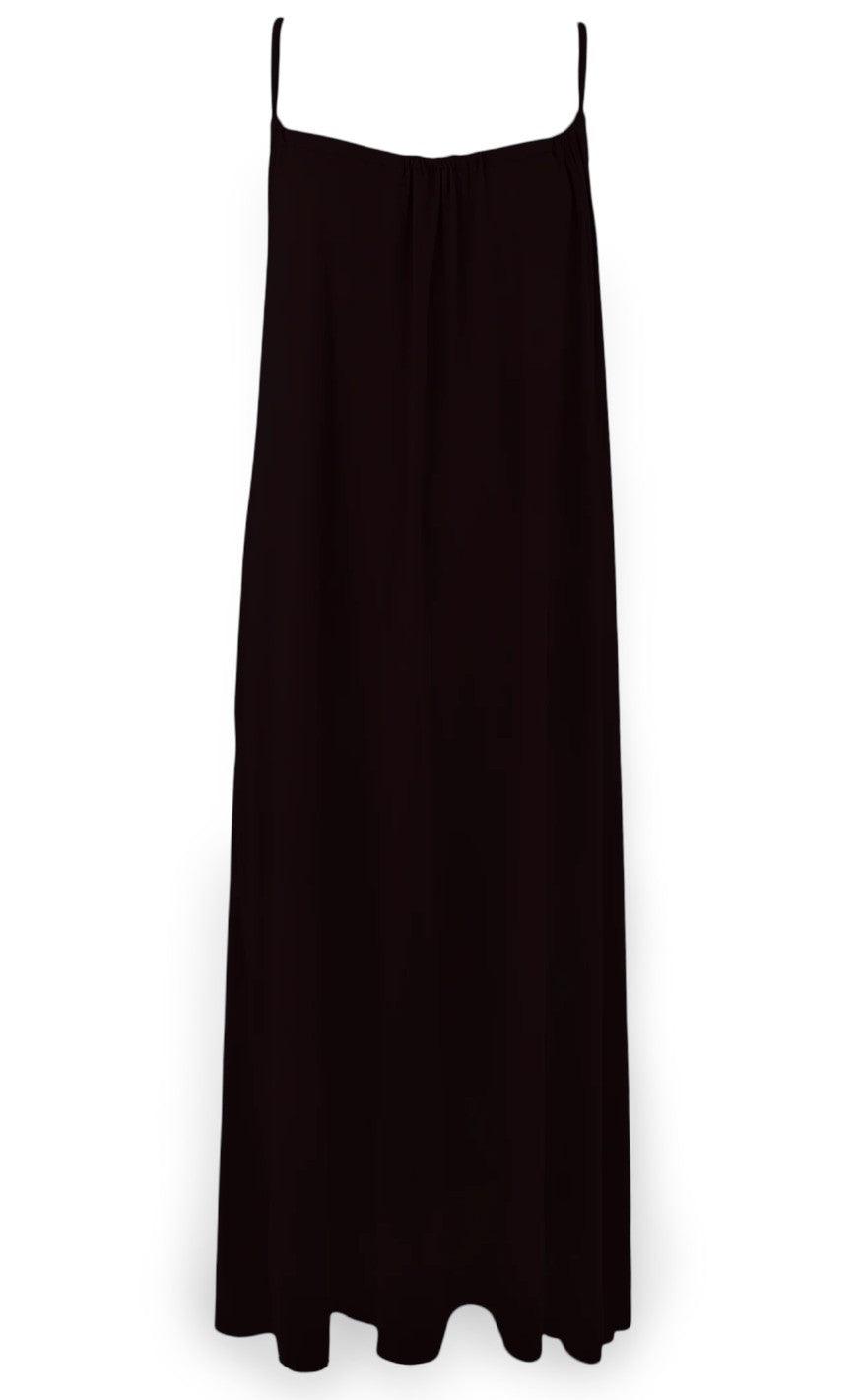 Black Colour Kjole - Jennifer Long Strap - Black