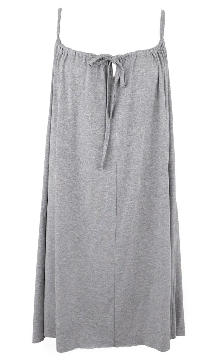 Black Colour Kjole - Jennifer Short Strap - Grey Melange