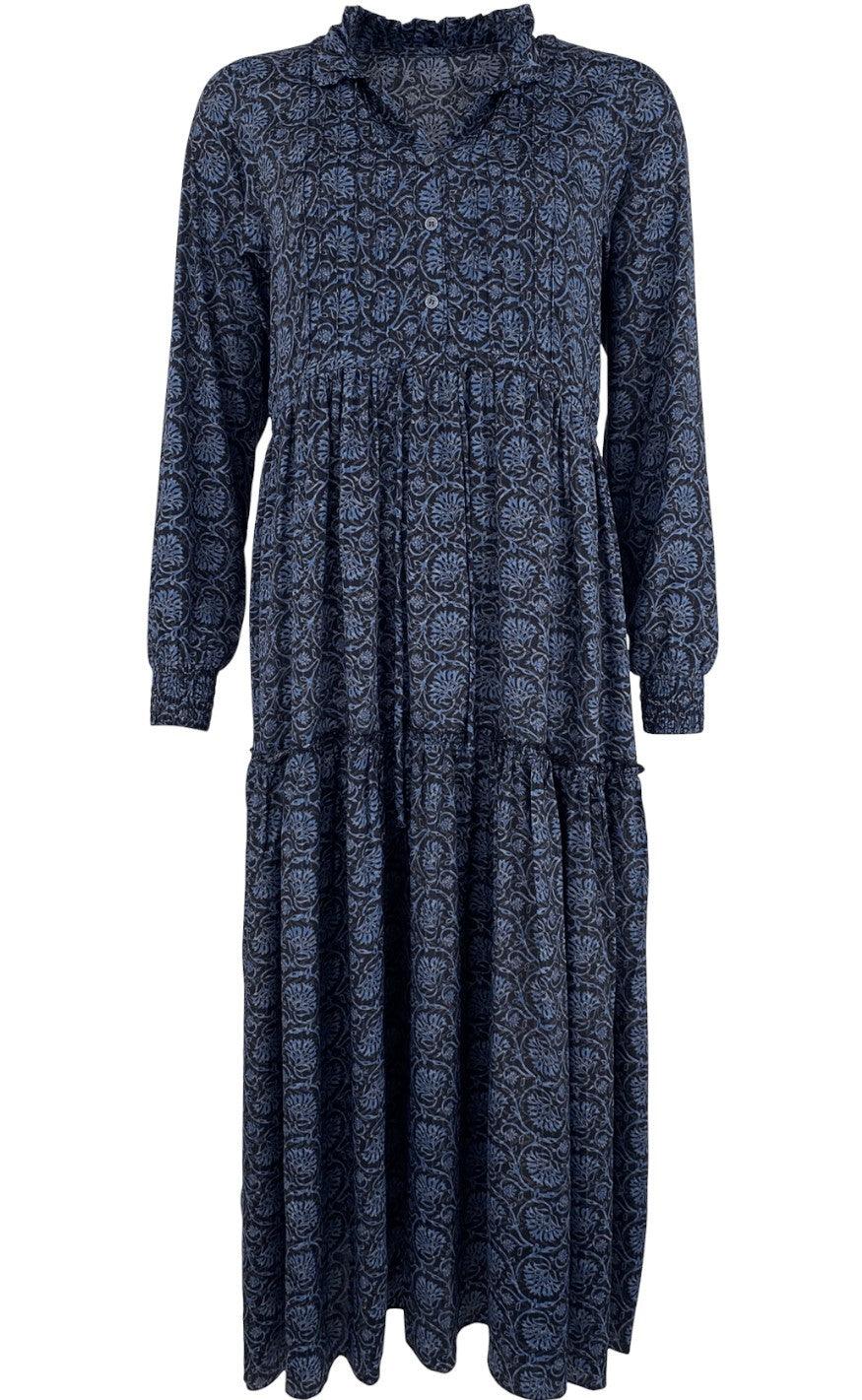 Black Colour Kjole - Luna Rose Boho - Midnight Bloom