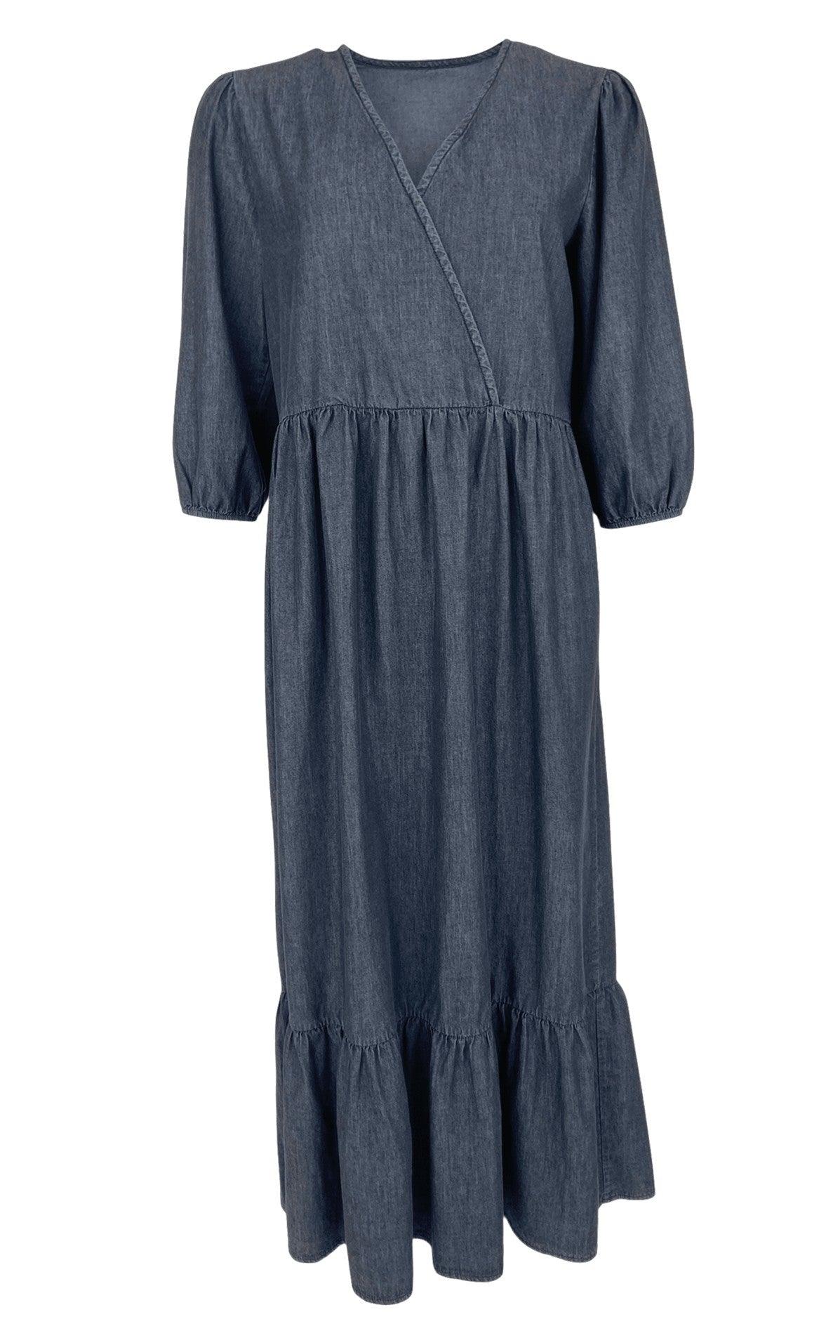 Black Colour Kjole - Mali - Dark Grey