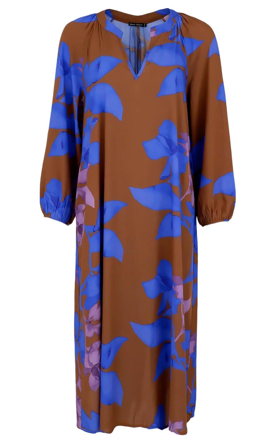 Black Colour Kjole - Nebula Long - Blue