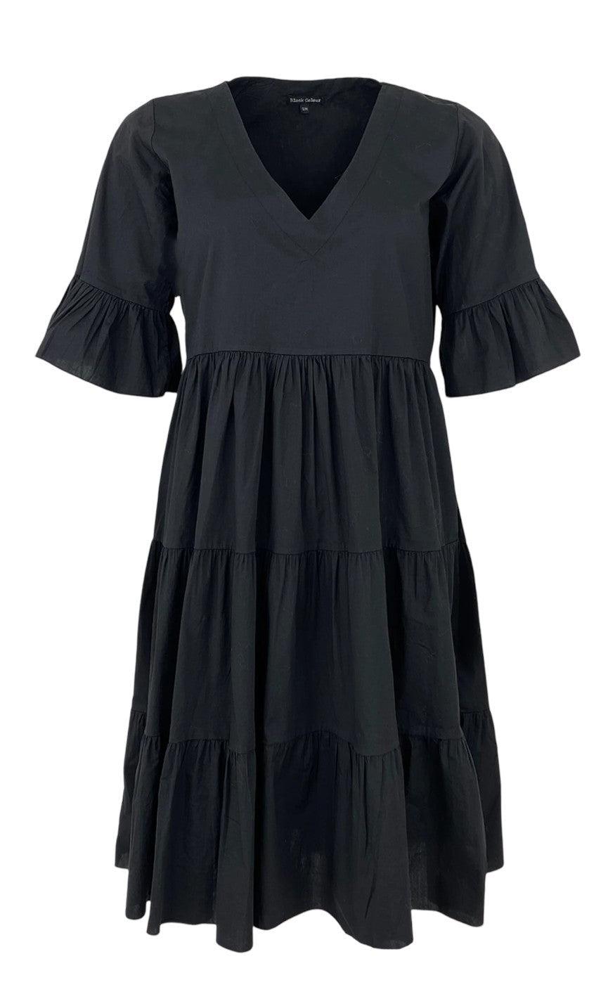 Black Colour Kjole - Paige Short Boho - Black