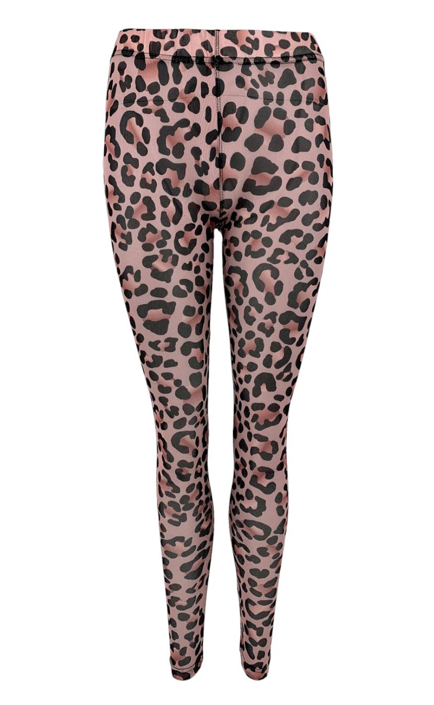 Black Colour Leggings - Annie Mesh - Rose Leo