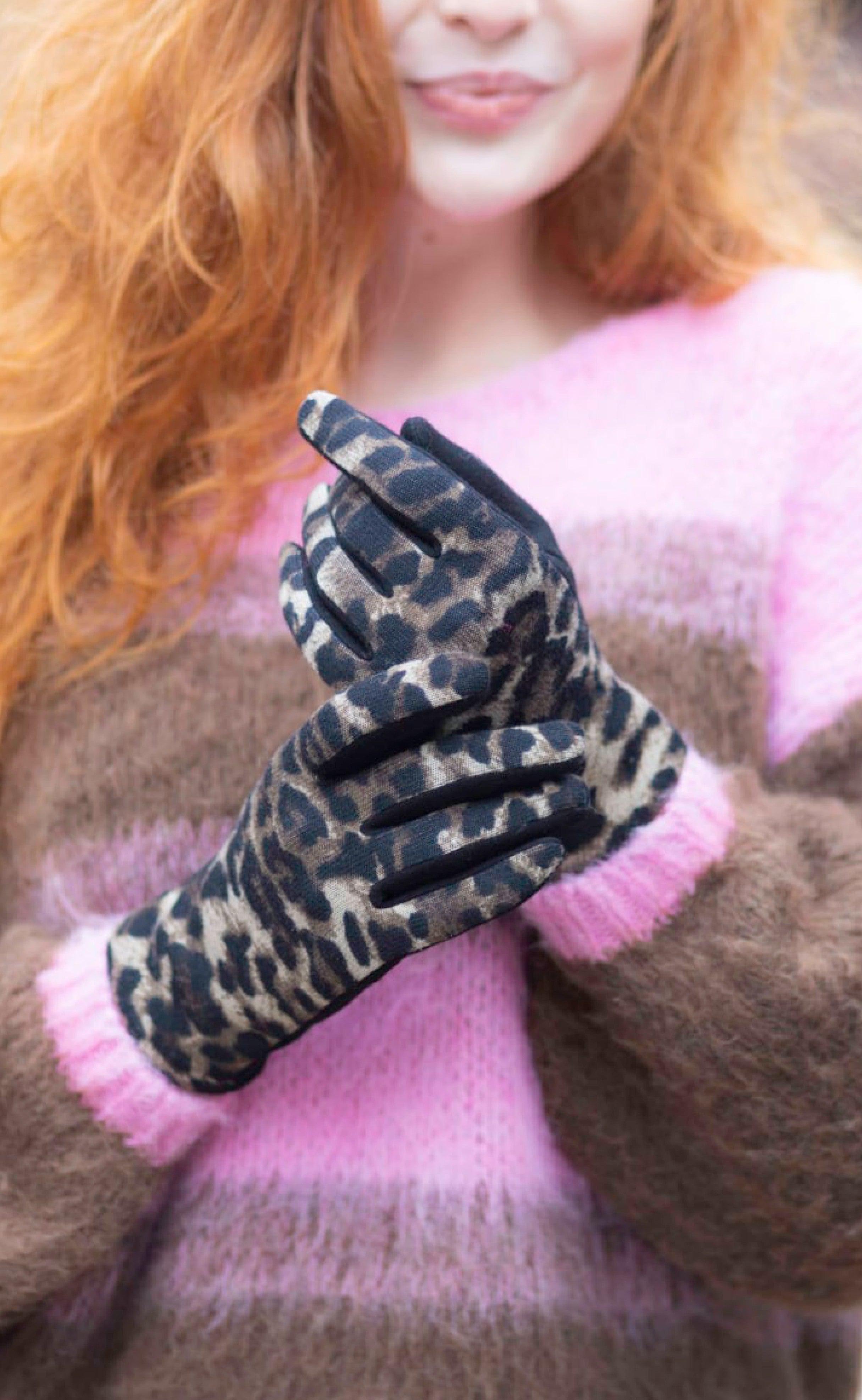 Black Colour - Leo Gloves - Khaki Brown