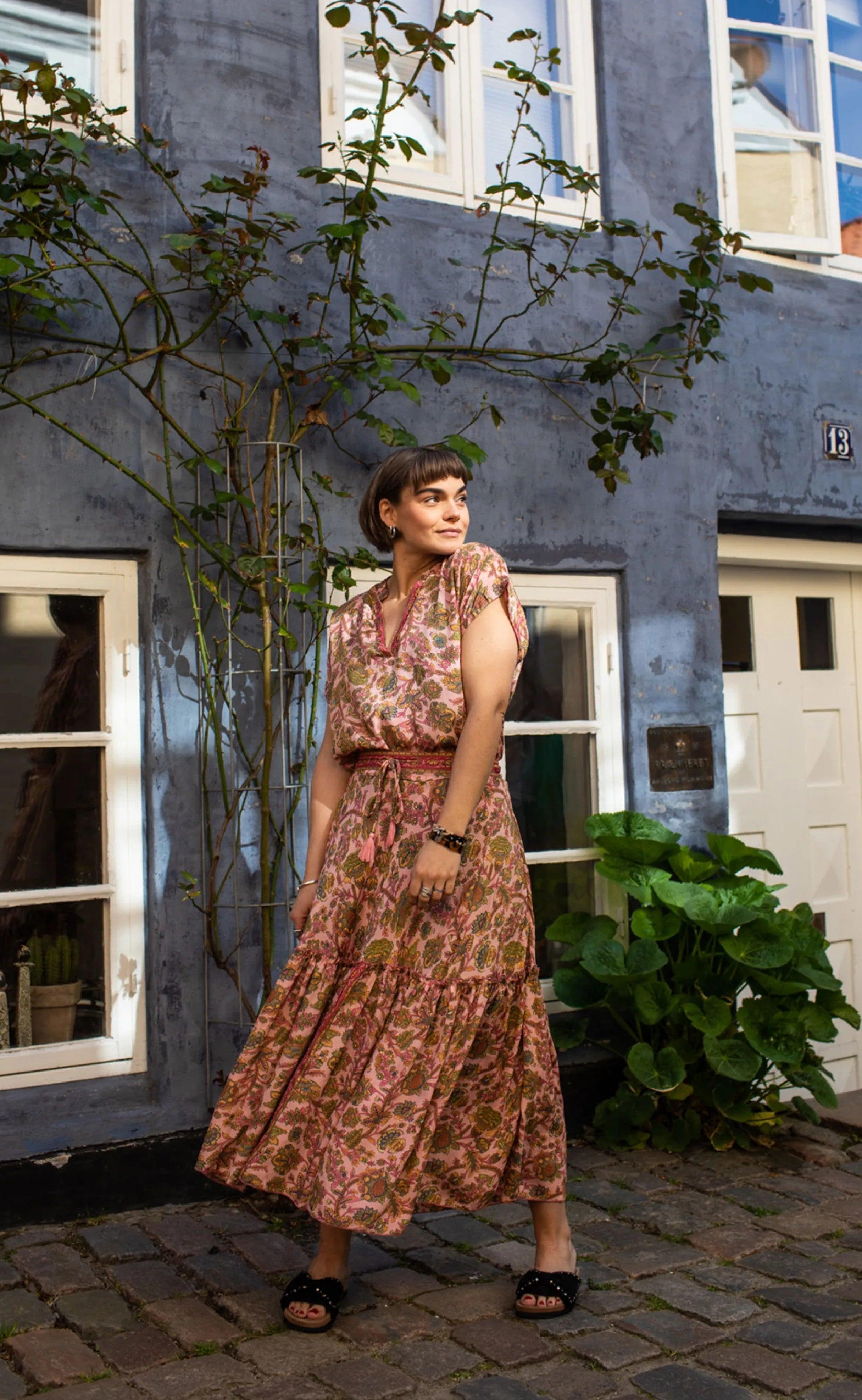 Black Colour Nederdel - Luna Boho - Rose Calypso