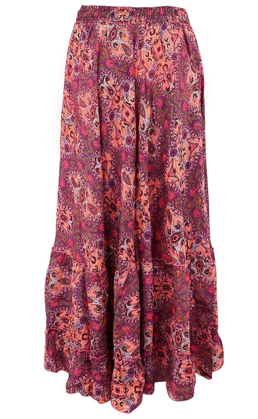 Black Colour Nederdel - Luna Maxi - Vibrant Pink