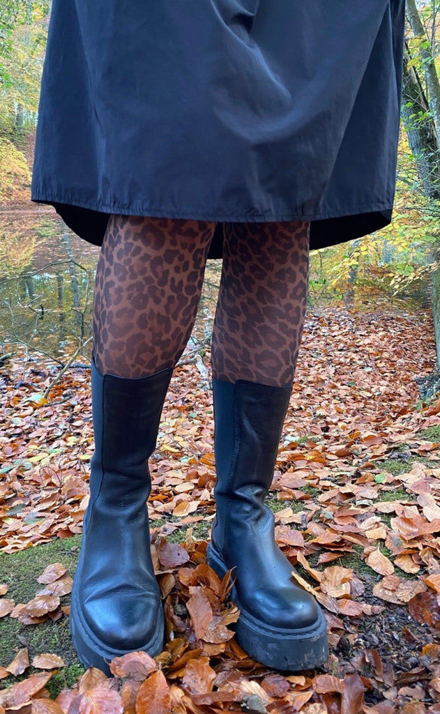 Black Colour Strømpebukser - Alma Leo - Brown