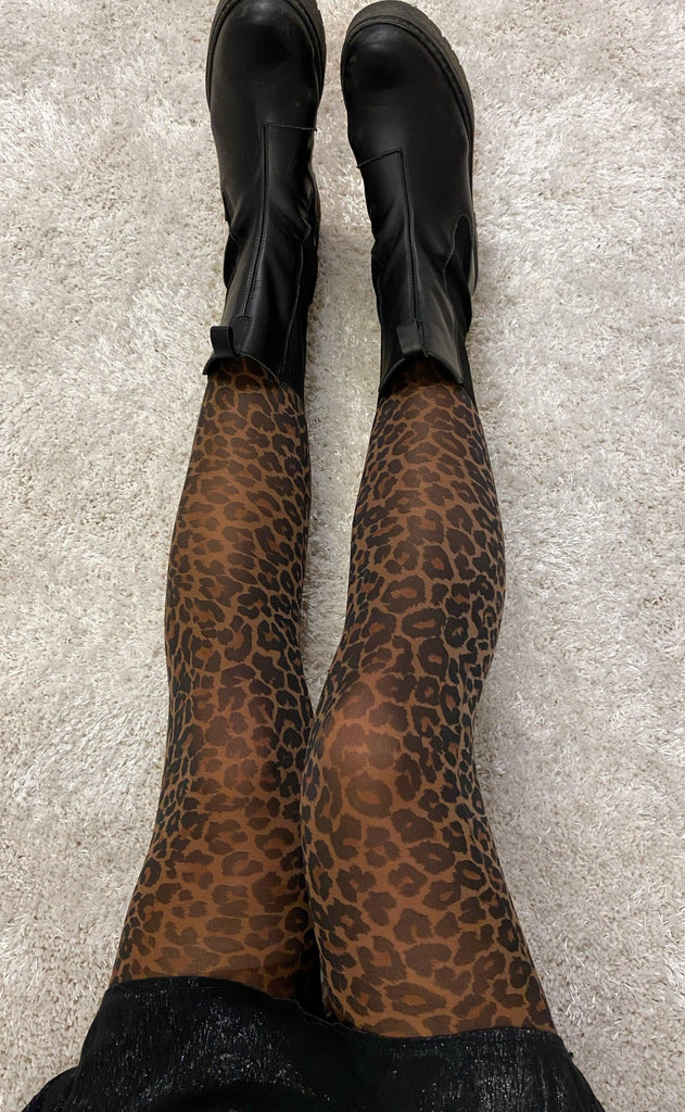 Black Colour Strømpebukser - Alma Leo - Brown