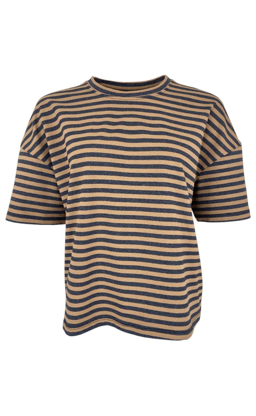 Black Colour T-shirt - Jamie - Camel