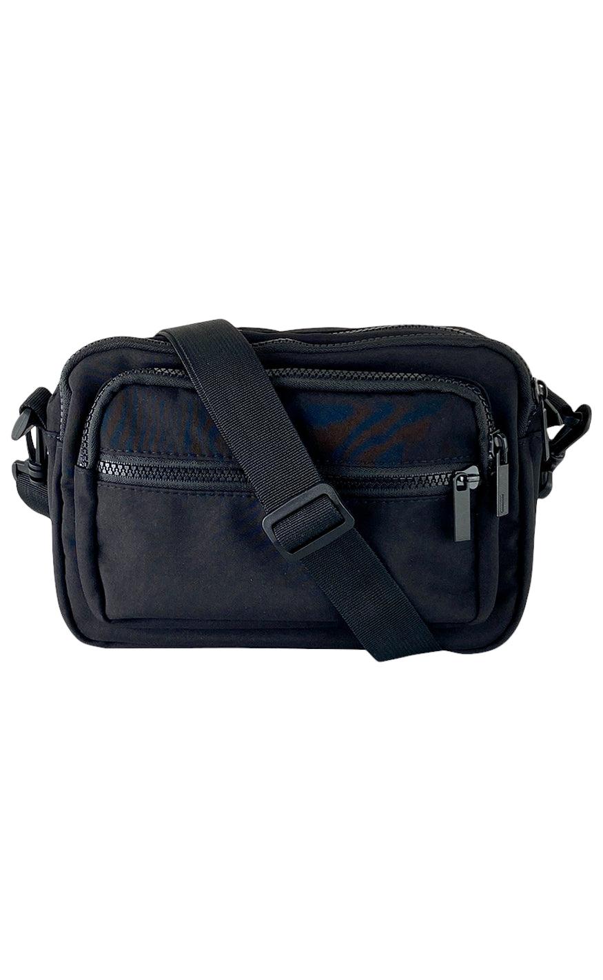 Black Colour Taske - Vada Matte Nylon - Black