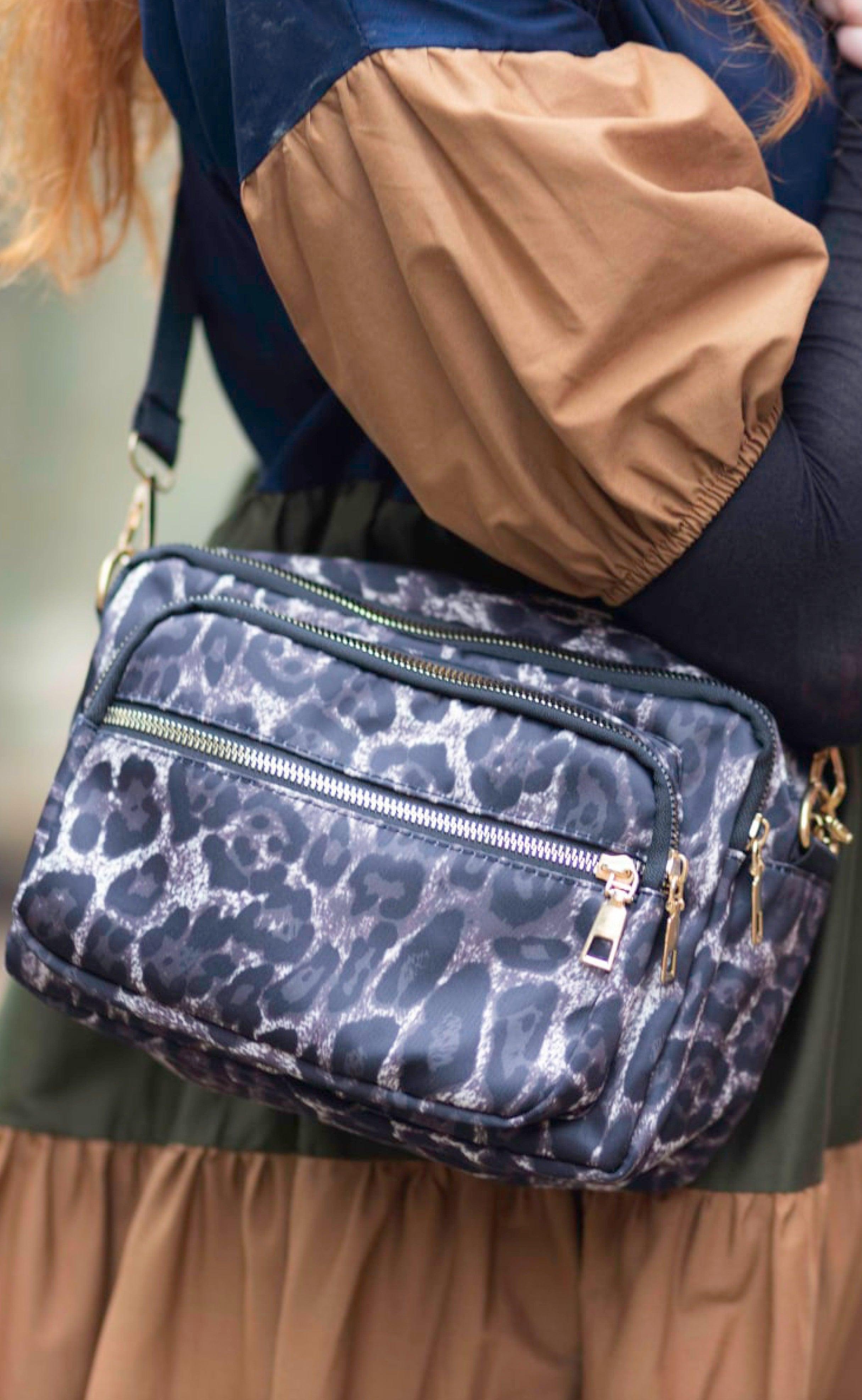 Black Colour Taske - Viggy Medium - Leo Brown