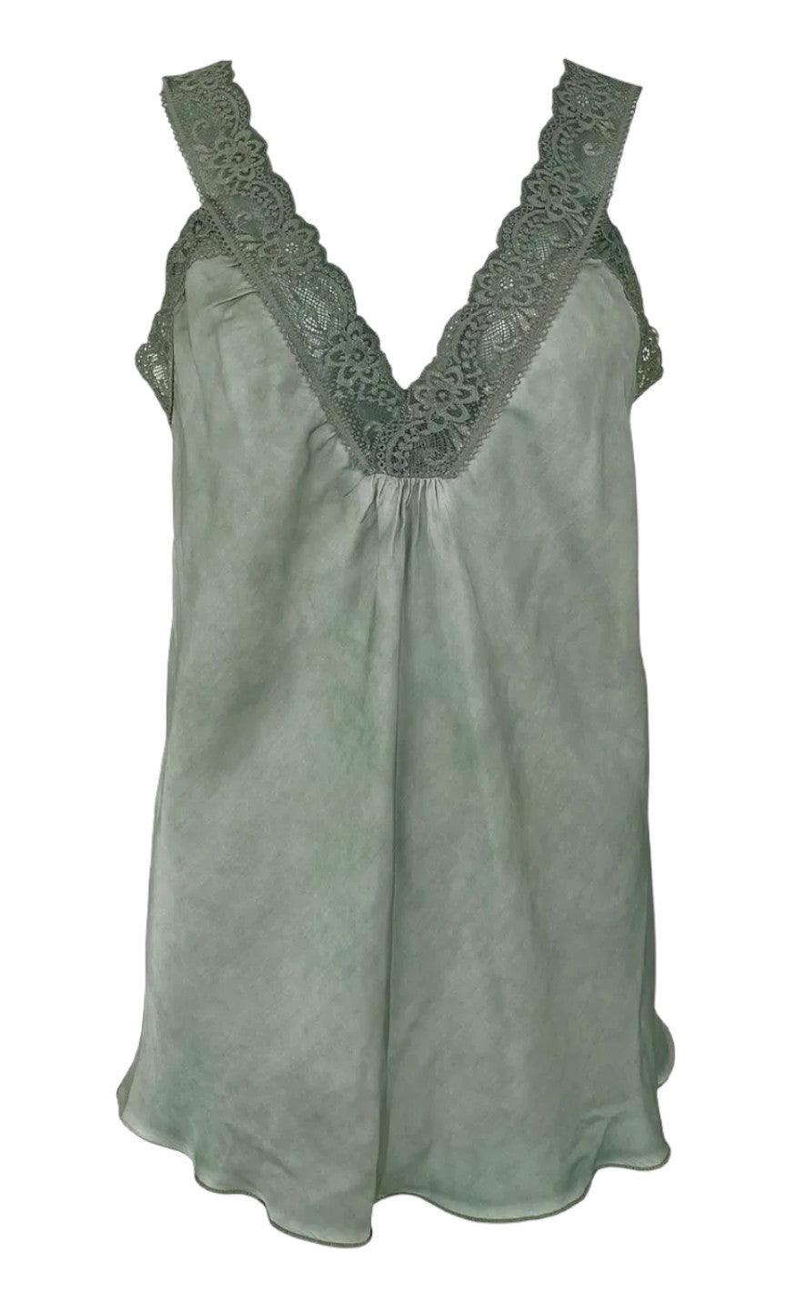 Black Colour Top - Bea - Light Green
