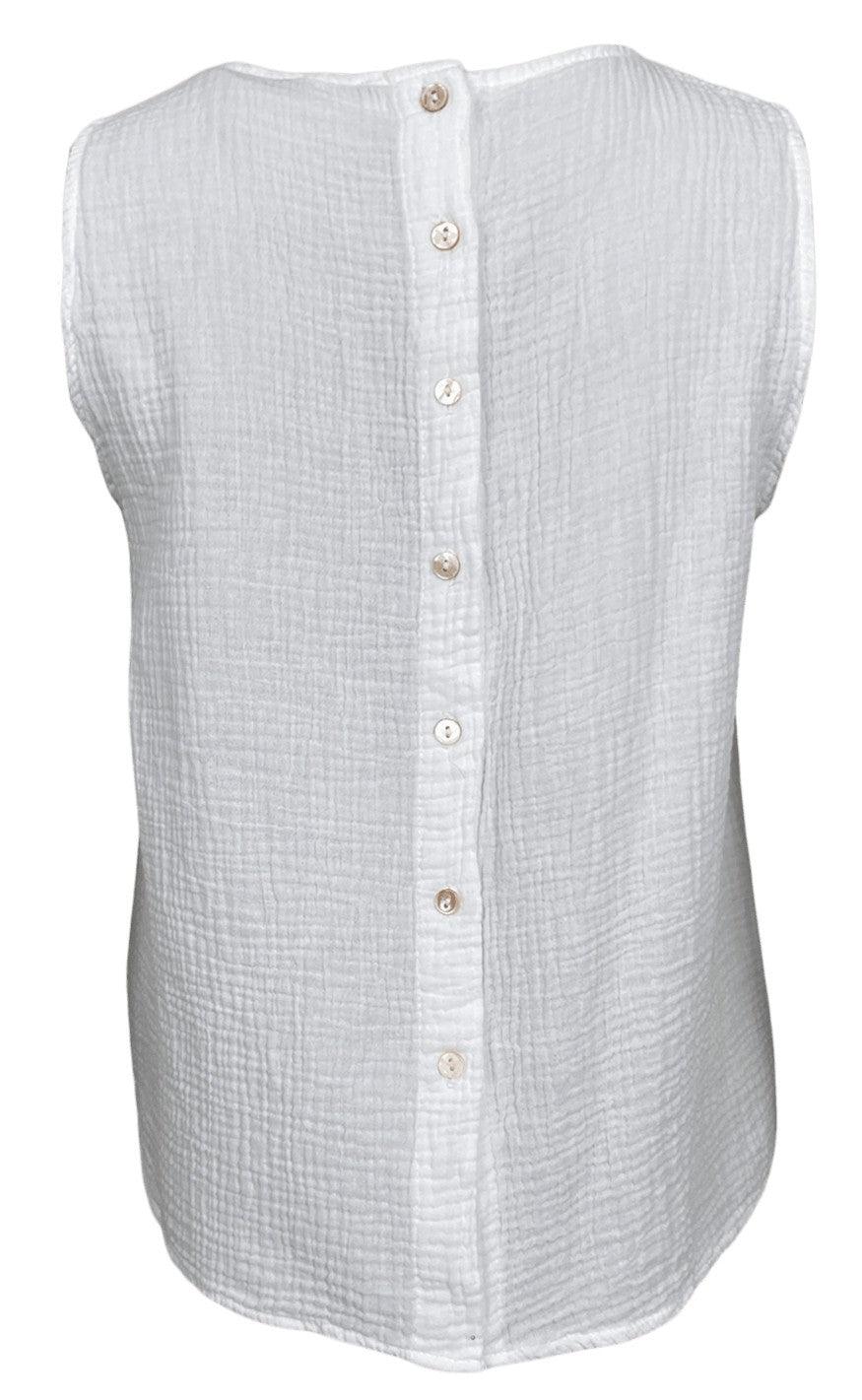 Black Colour Top - Dune - White