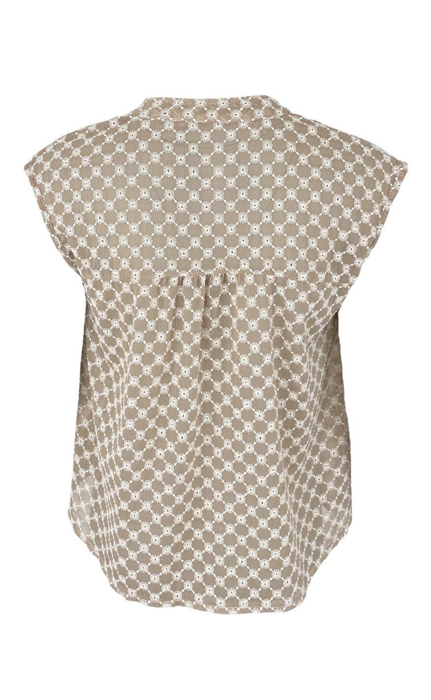 Black Colour Top - Nicola - sand