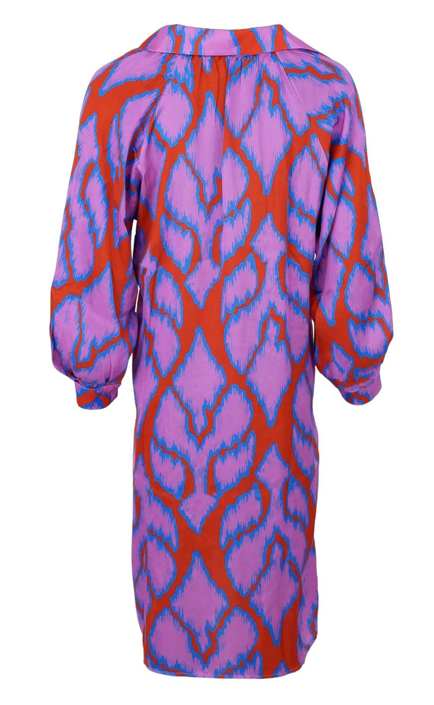Black Colour Tunika - Dea Silk Mix - Red
