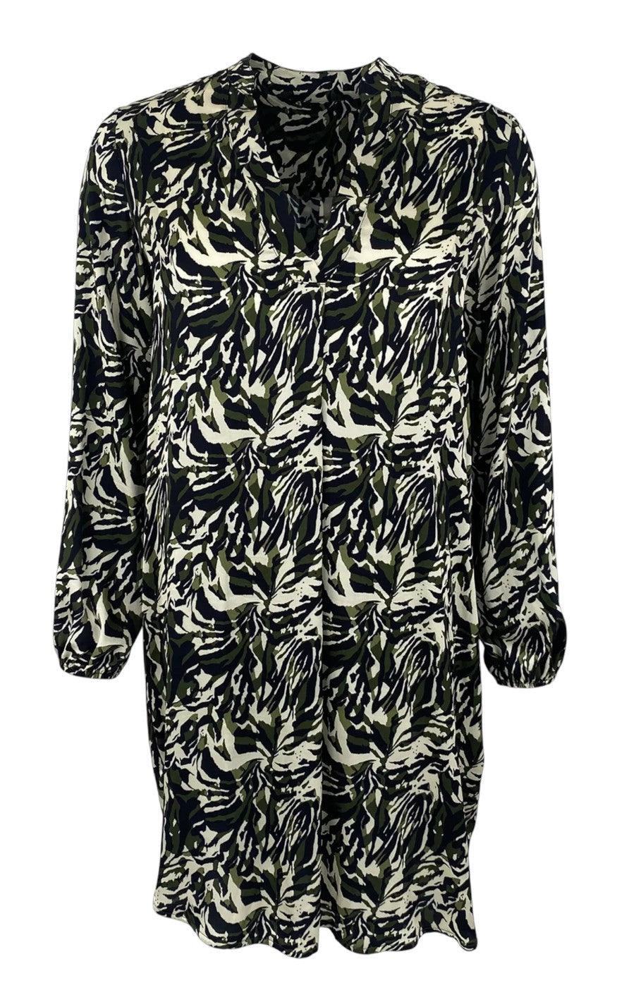 Black Colour Tunika - Vibella - Army Animal