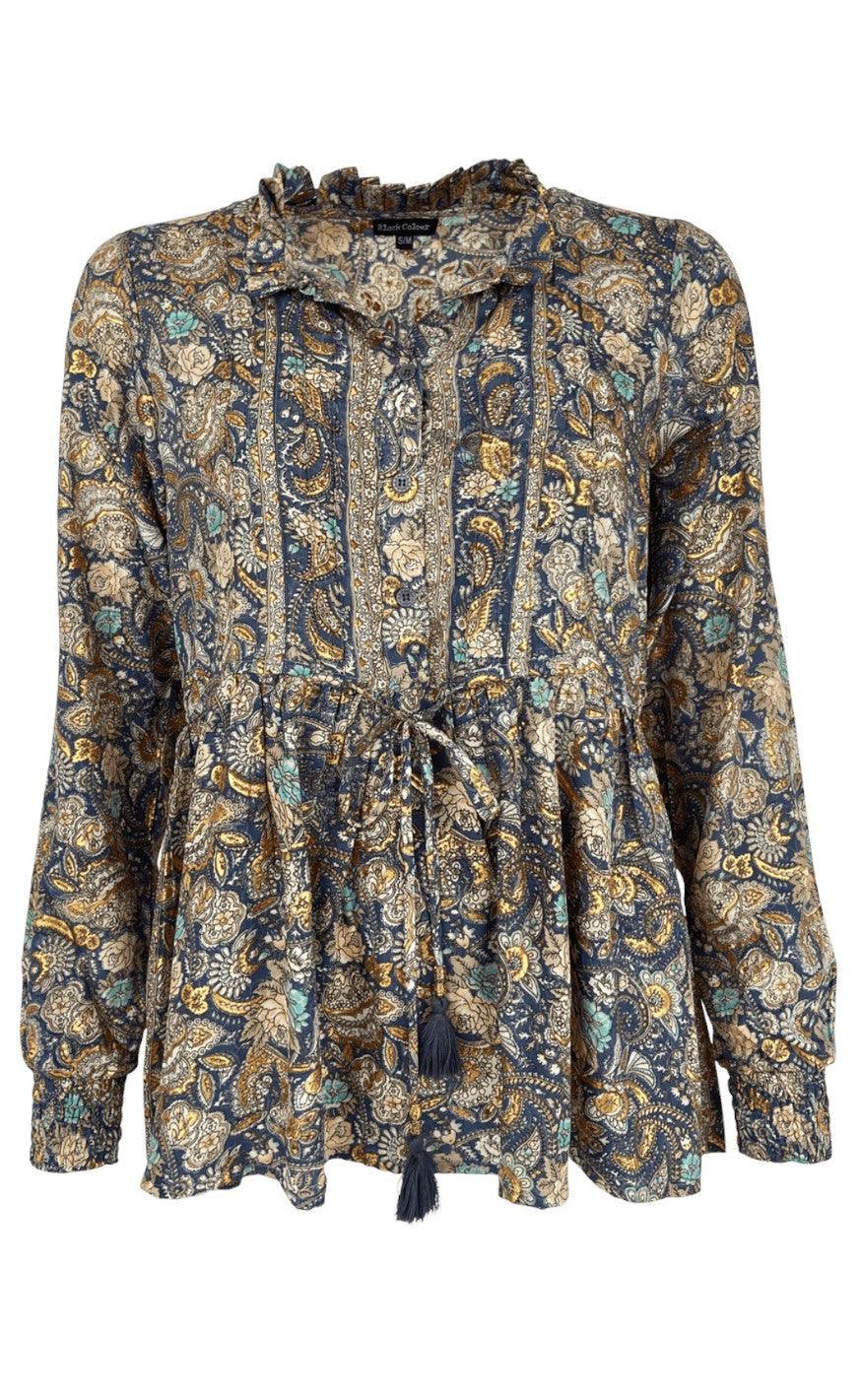 Black Colour bluse - Luna Rose - Orion Blue