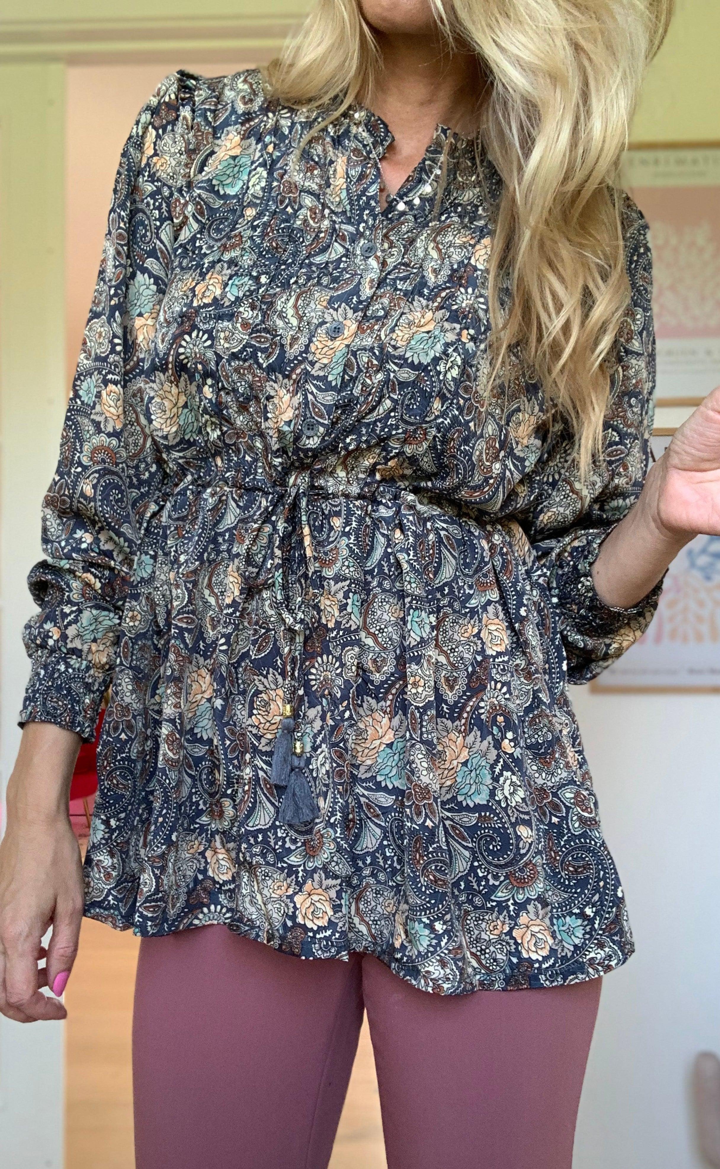 Black Colour bluse - Luna Rose - Orion Blue