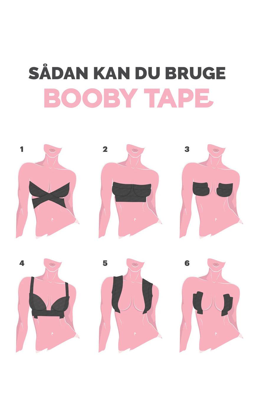 Booby Tape - Brysttape - Black