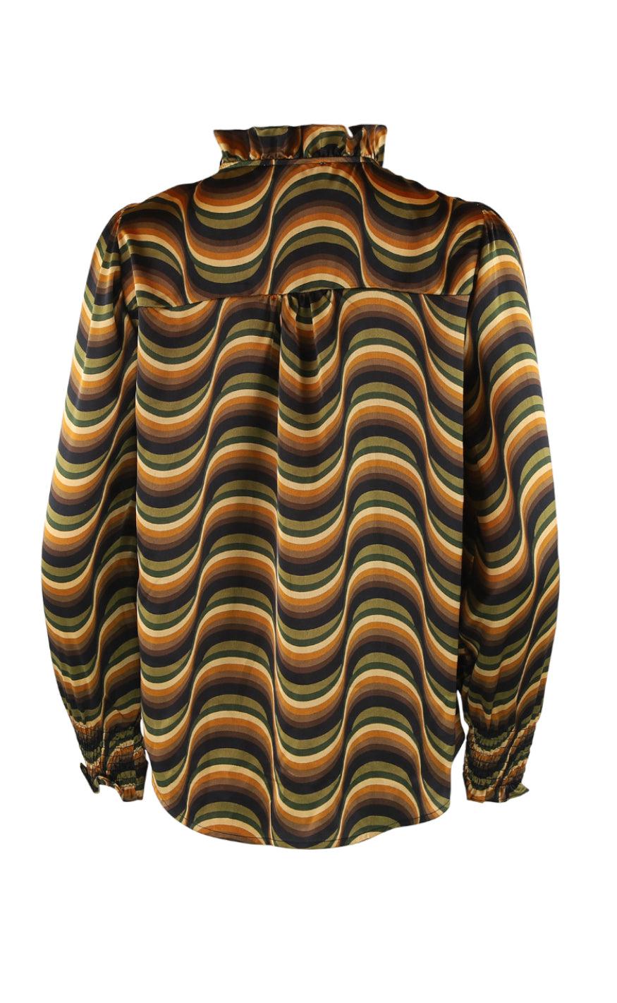 Continue Bluse - Asta - Brown