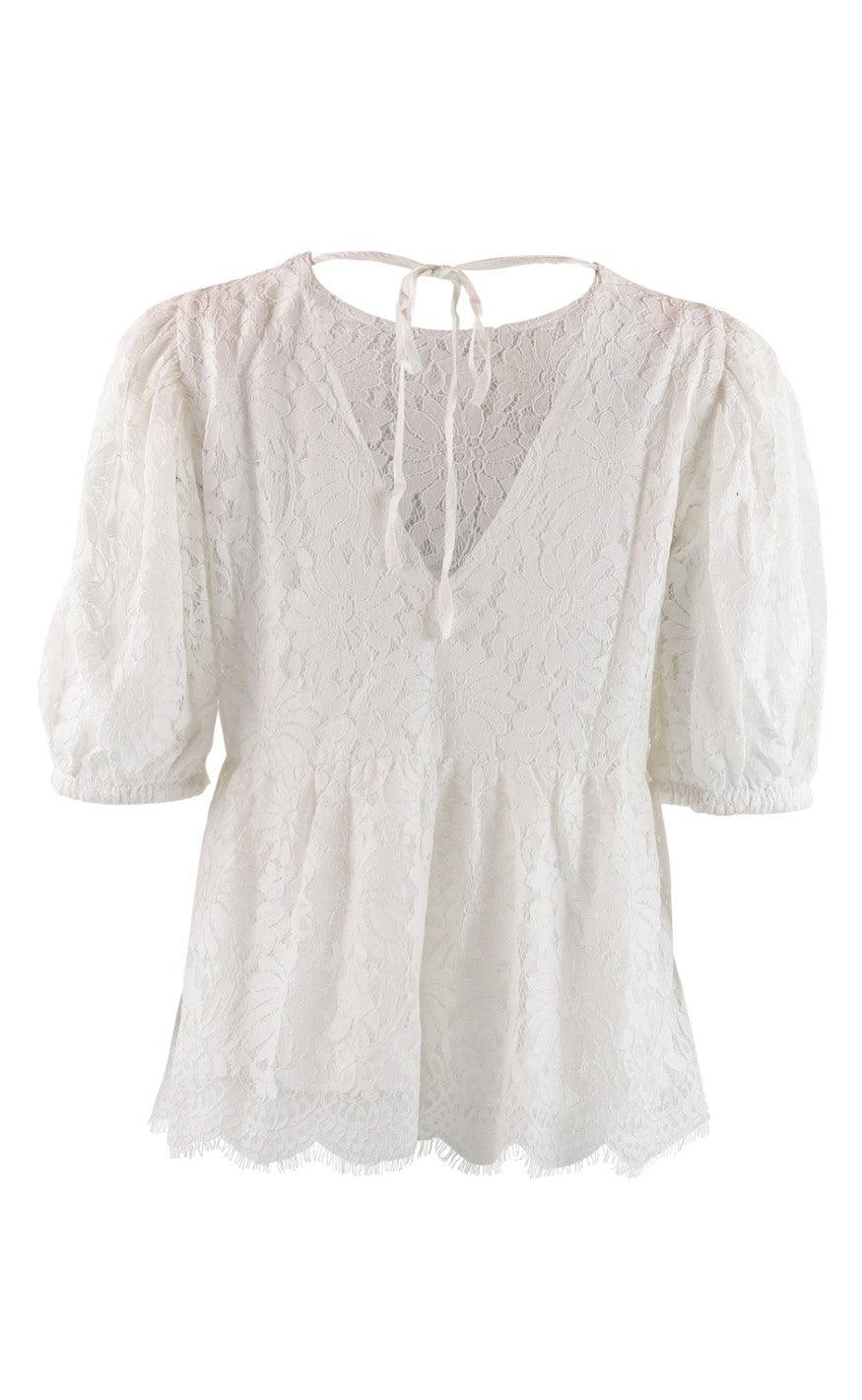 Continue Bluse - Dealace - White