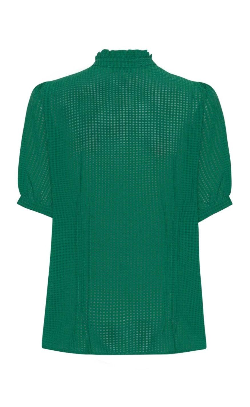 Continue Bluse - Frida - Bottle Green