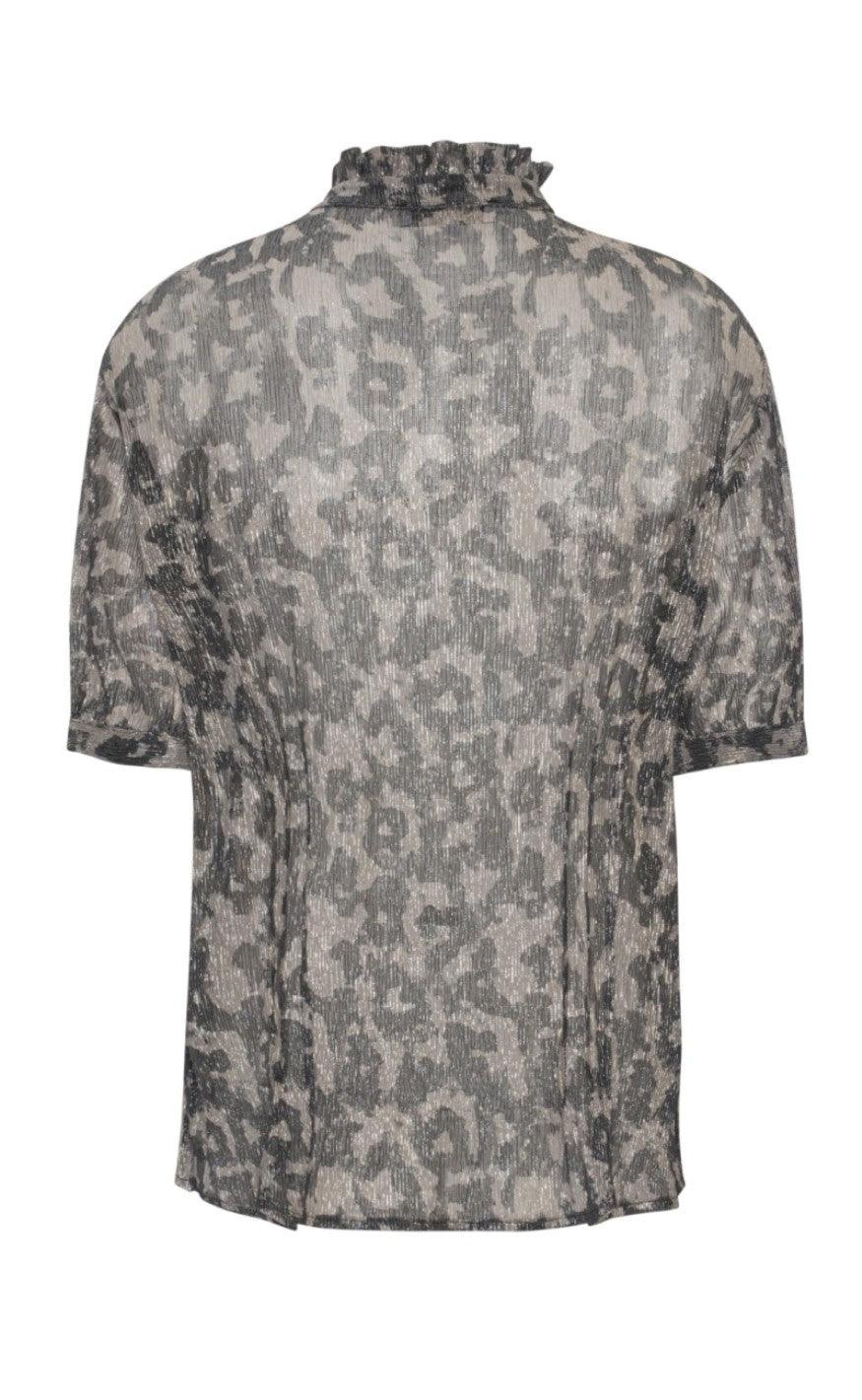 Continue Bluse - Frida - Foil Silver Print
