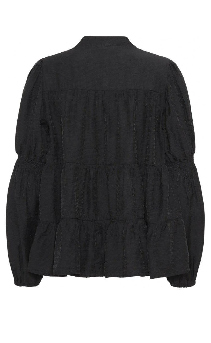Continue Bluse - Sanna Solid - Black