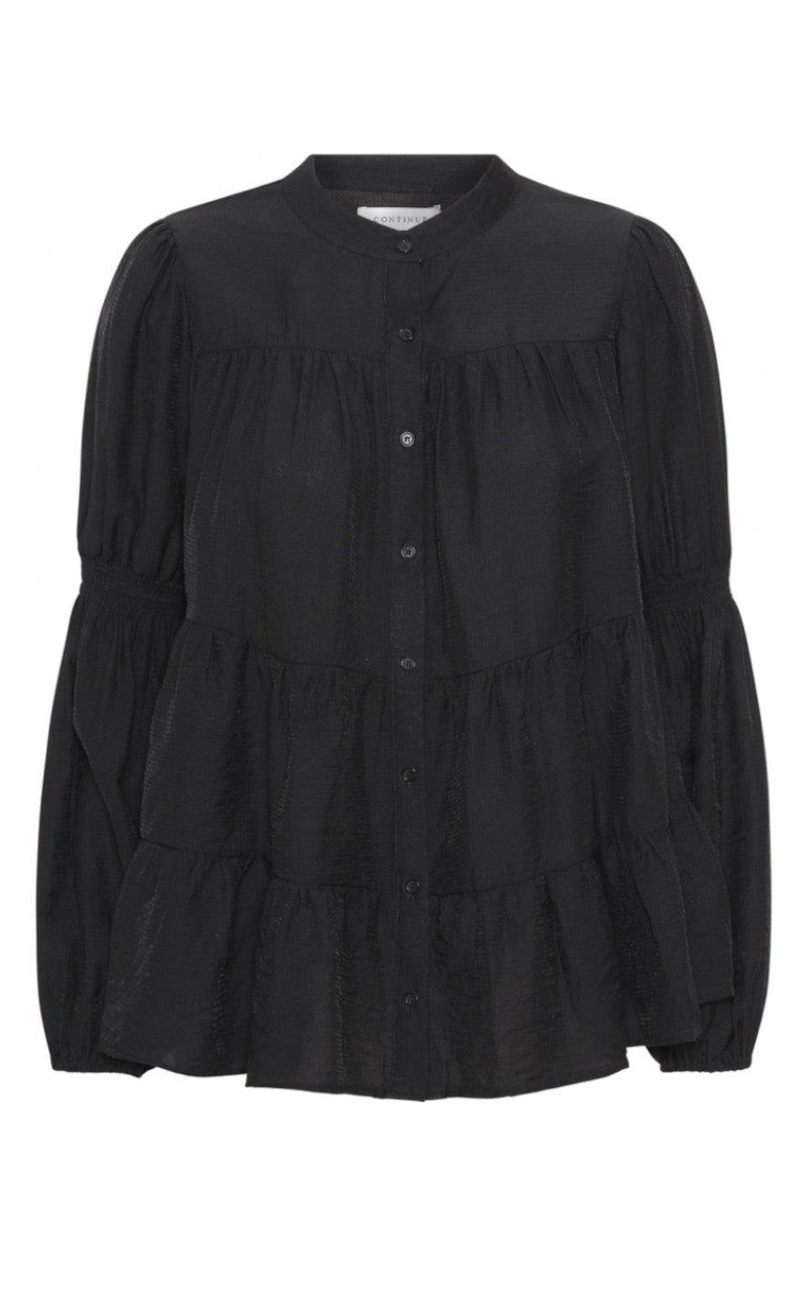 Continue Bluse - Sanna Solid - Black