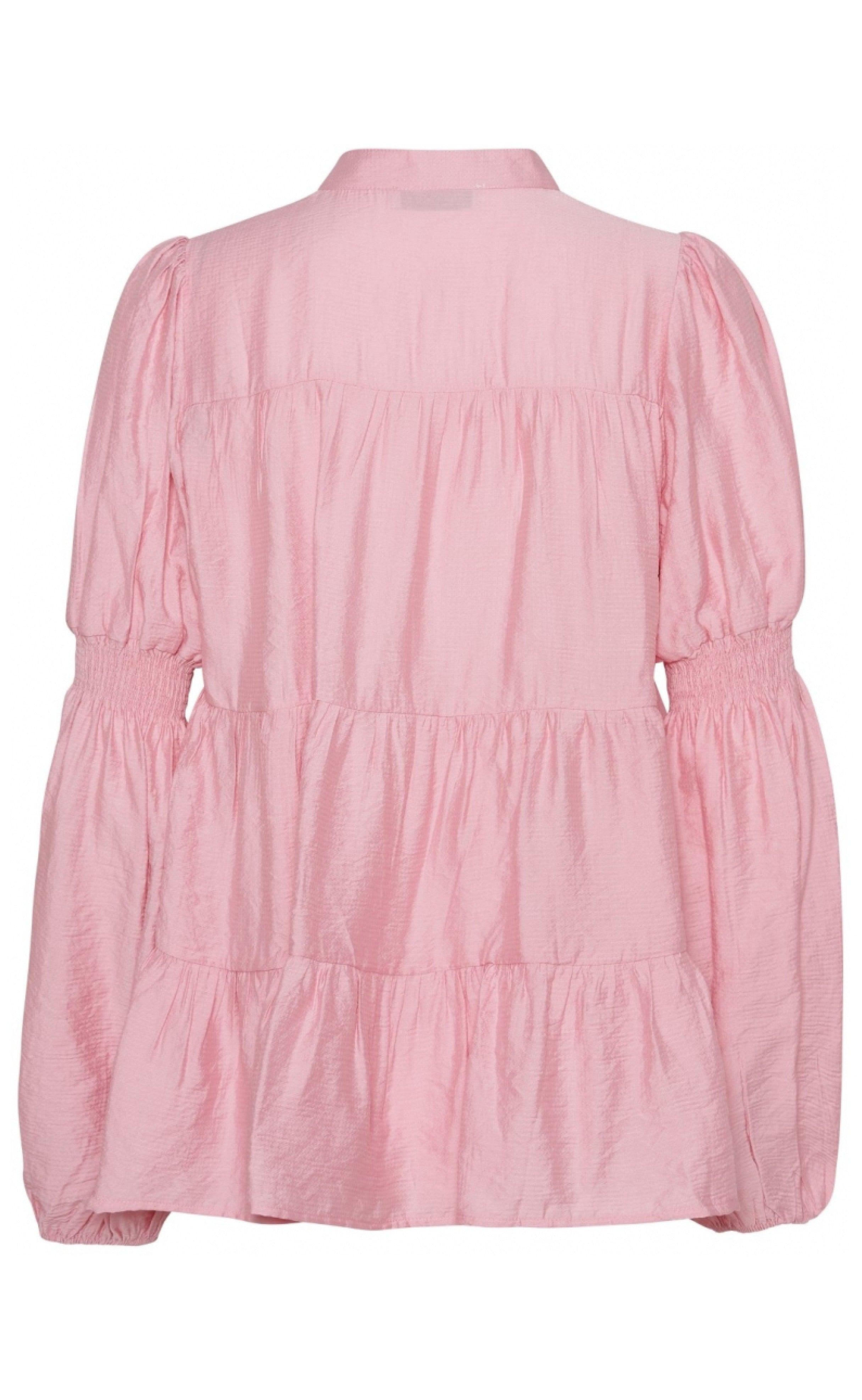 Continue Bluse - Sanna Solid - Pink