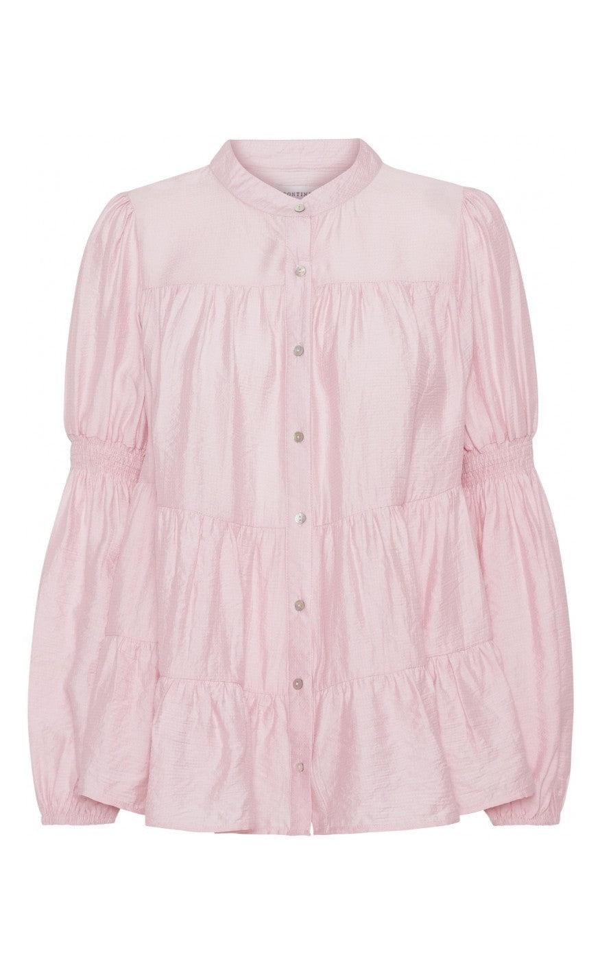 Continue Bluse - Sanna Solid - Rose