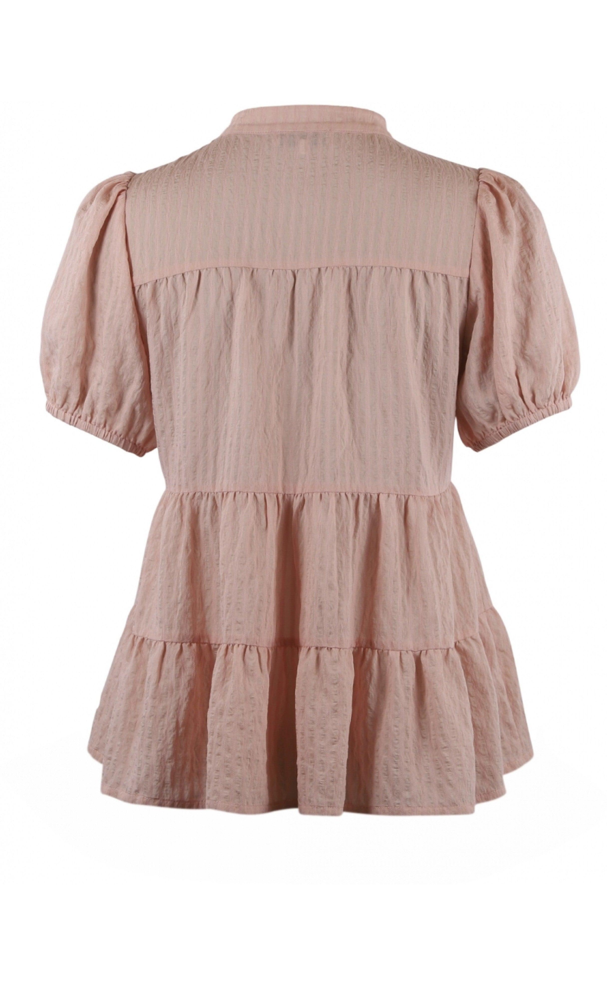 Continue Bluse - Sanna Stripe - Rose