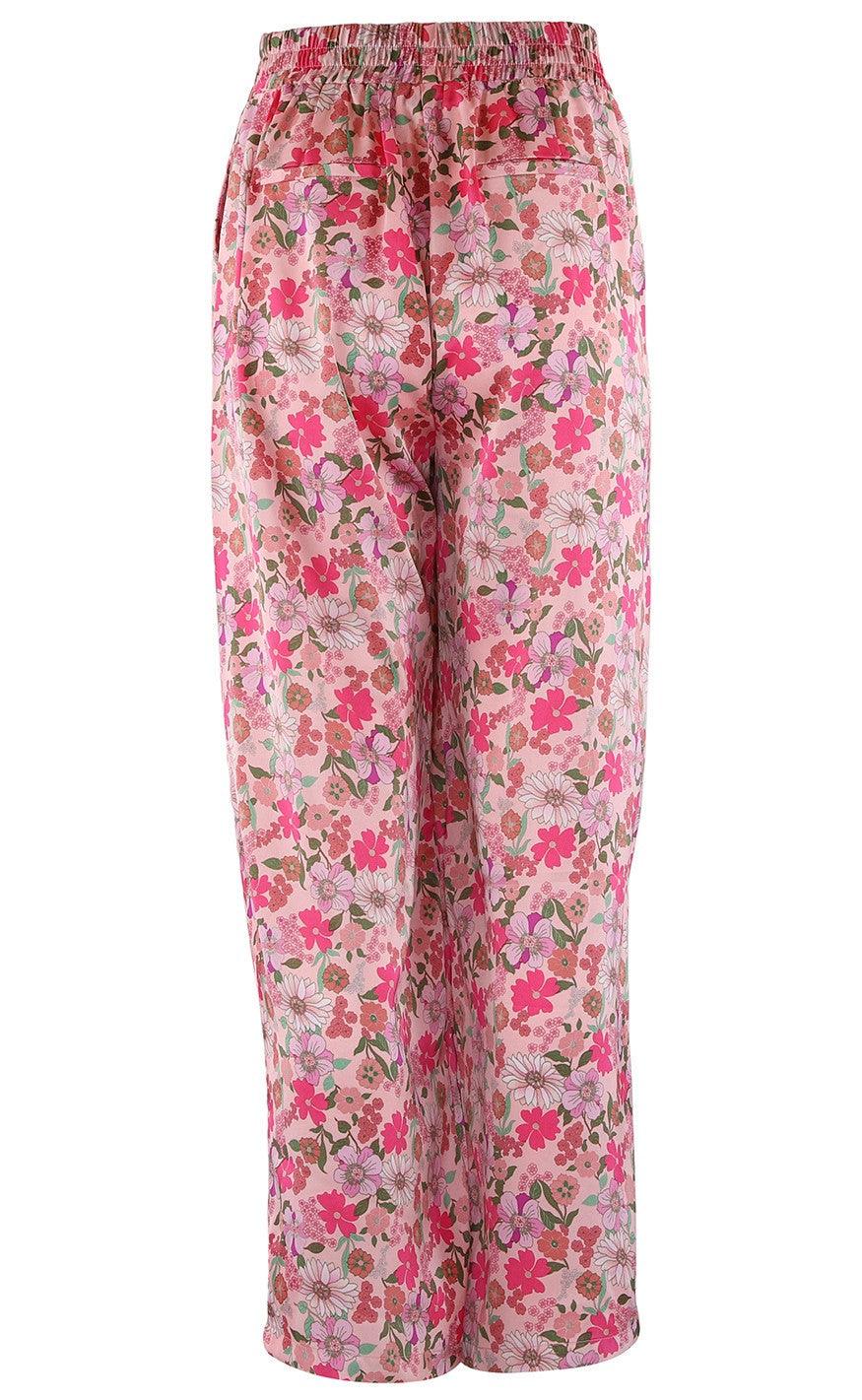 Continue Bukser - Lea Multiflower- Pink Flower