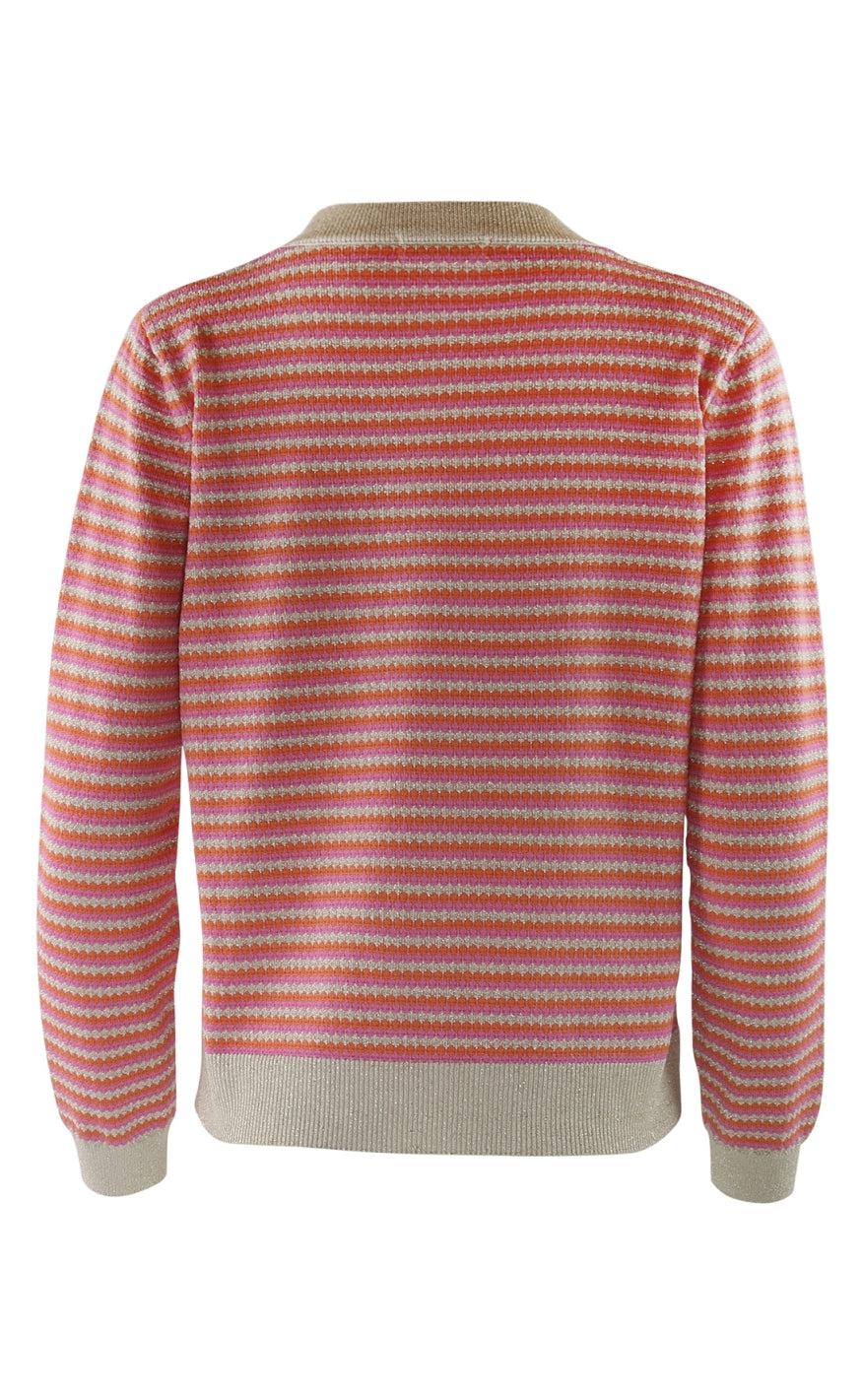 Continue Cardigan - Luna - Orange/Pink