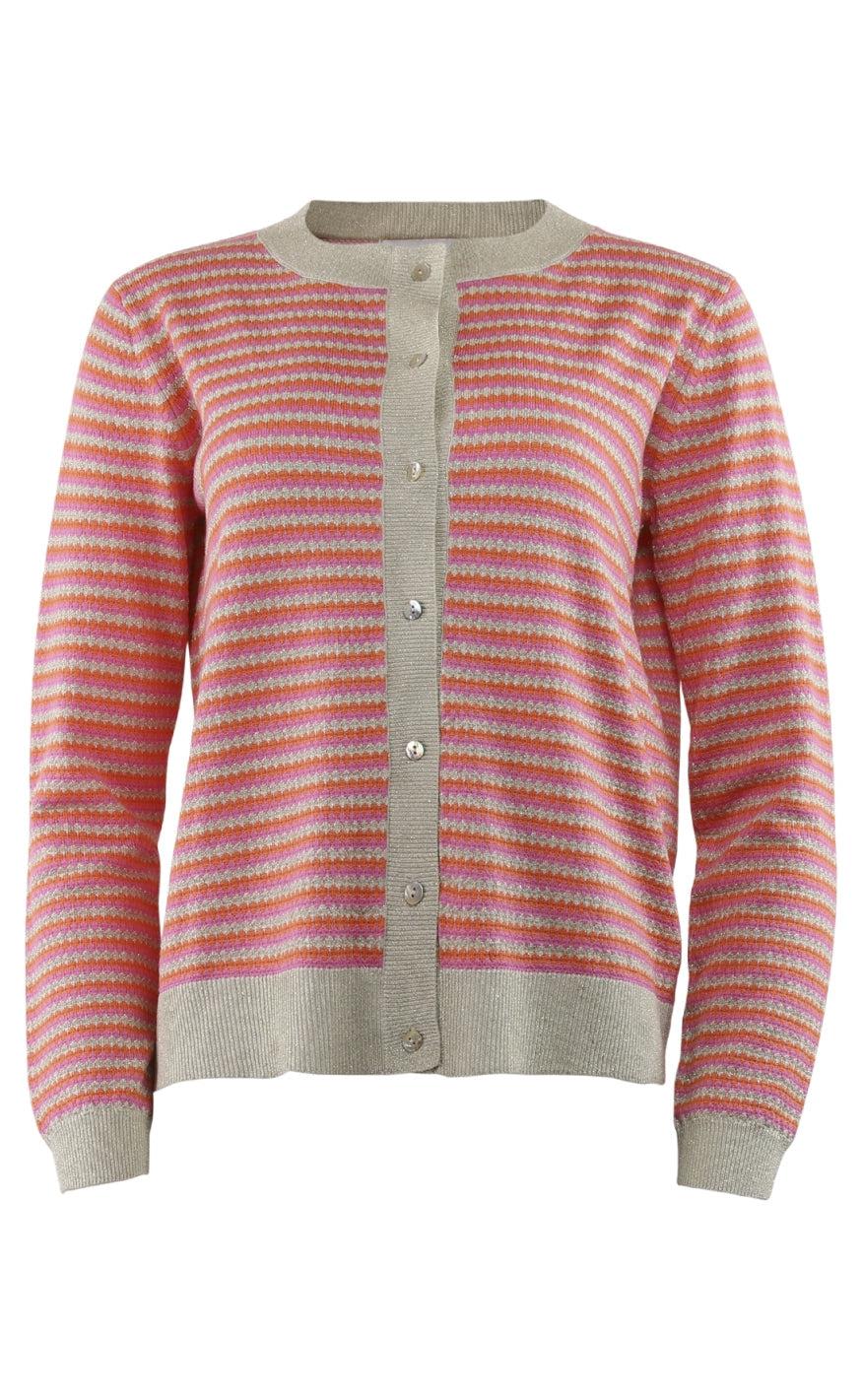 Continue Cardigan - Luna - Orange/Pink