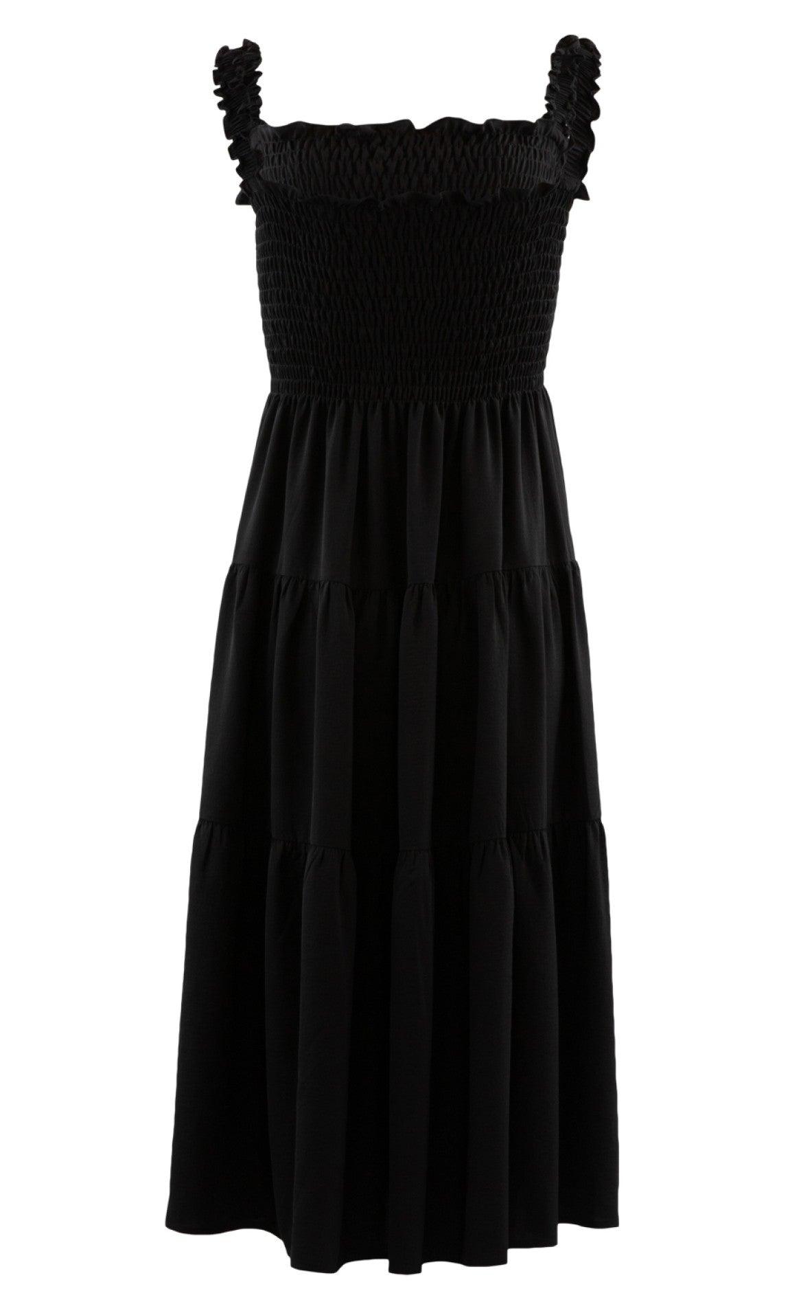Continue Kjole - Beth Smock - Black