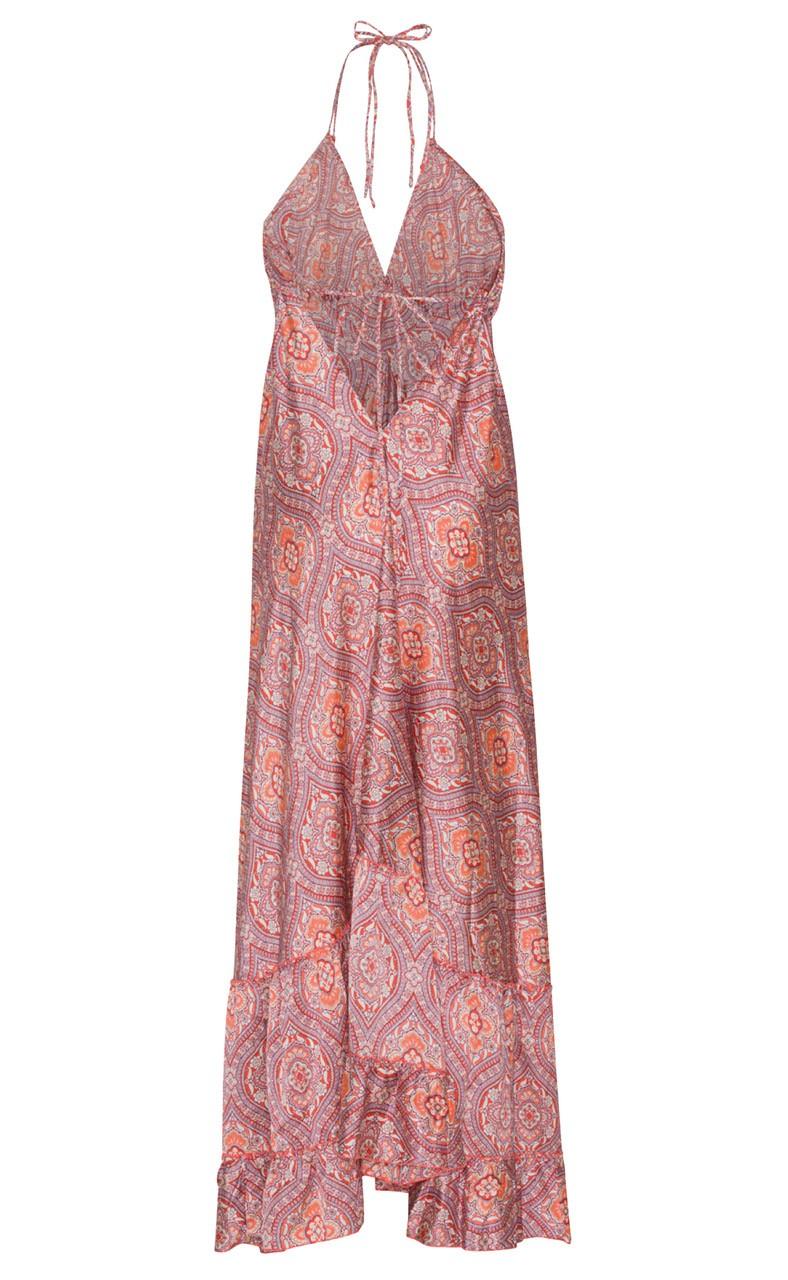 Continue Kjole - Dolly - Red Paisley