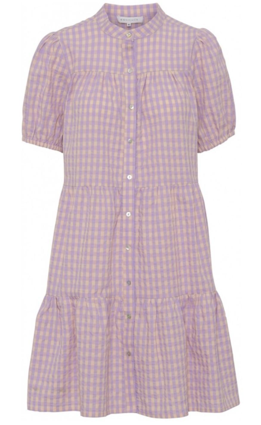 Continue Kjole - Sanna - Purple Check
