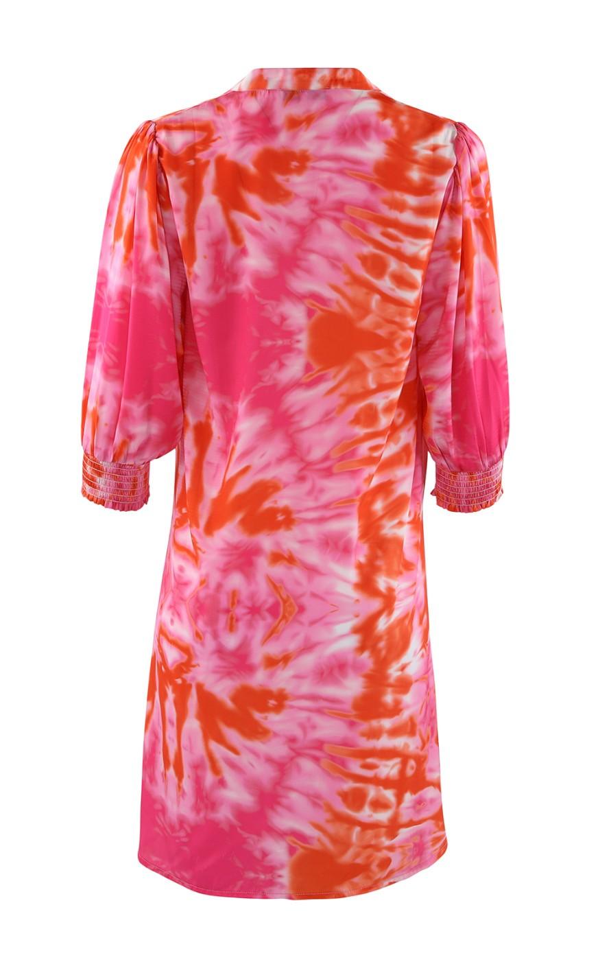 Continue Kjole - Viola - Orange Print