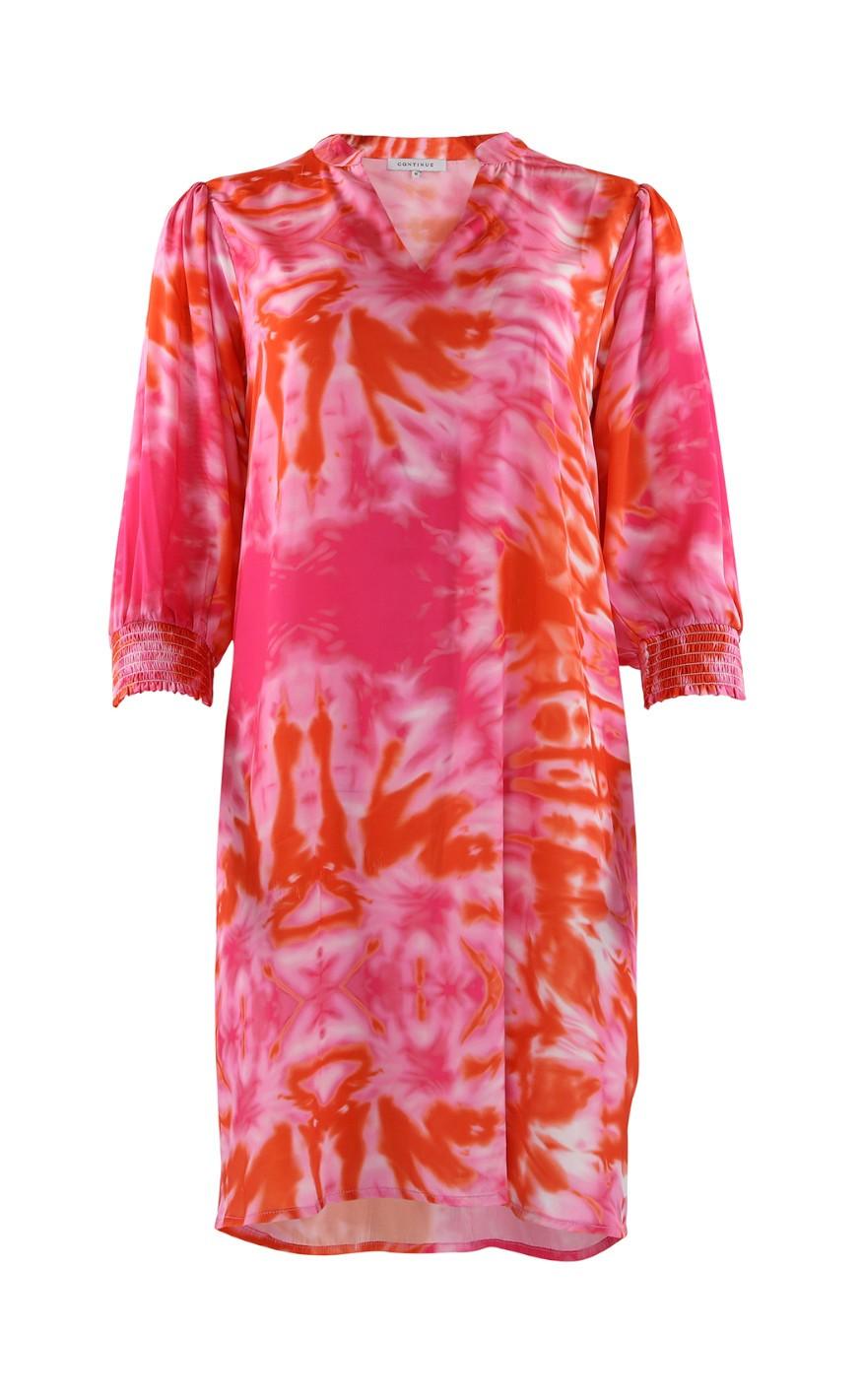 Continue Kjole - Viola - Orange Print