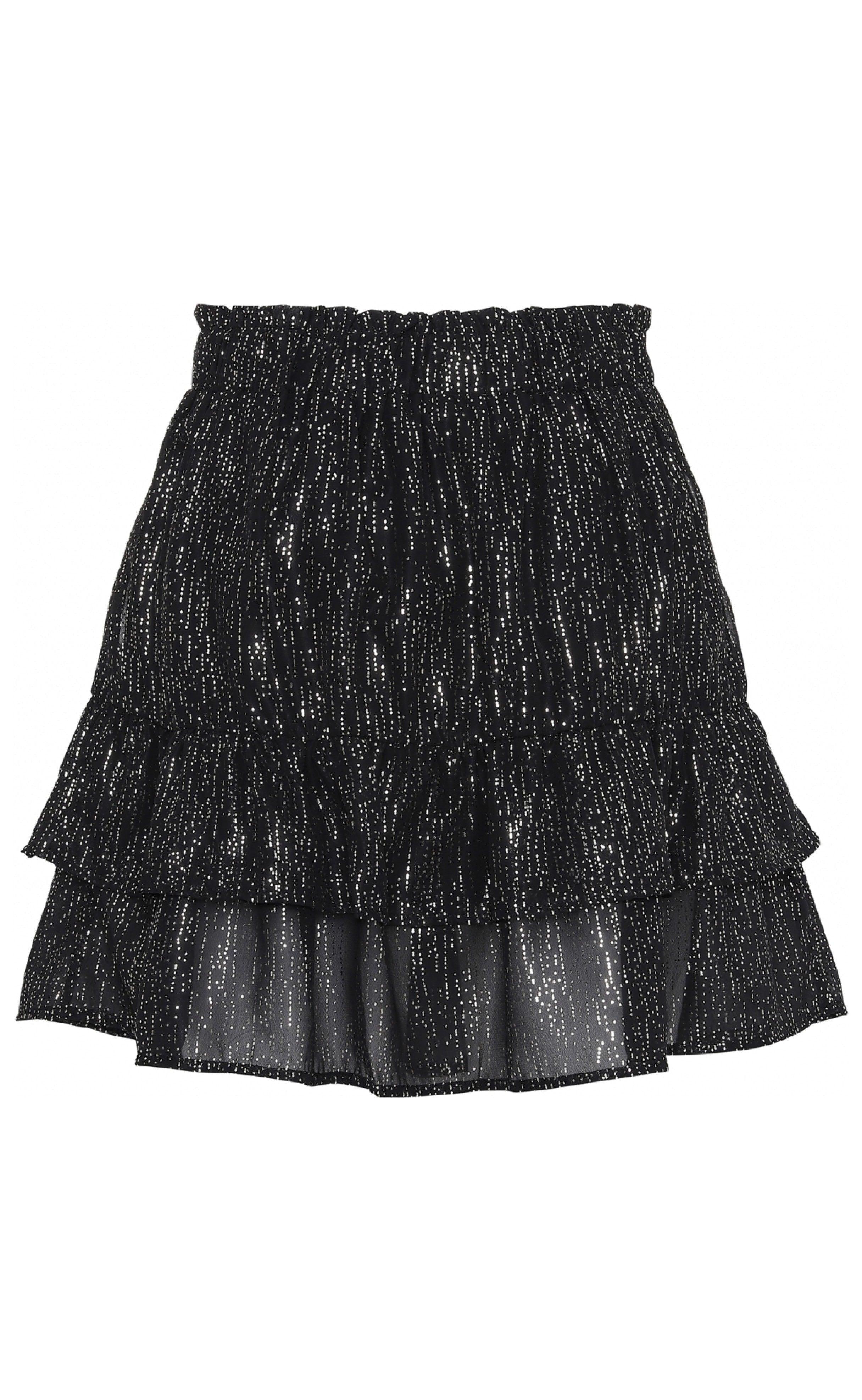 Continue Nederdel - Sally - Black W Gold