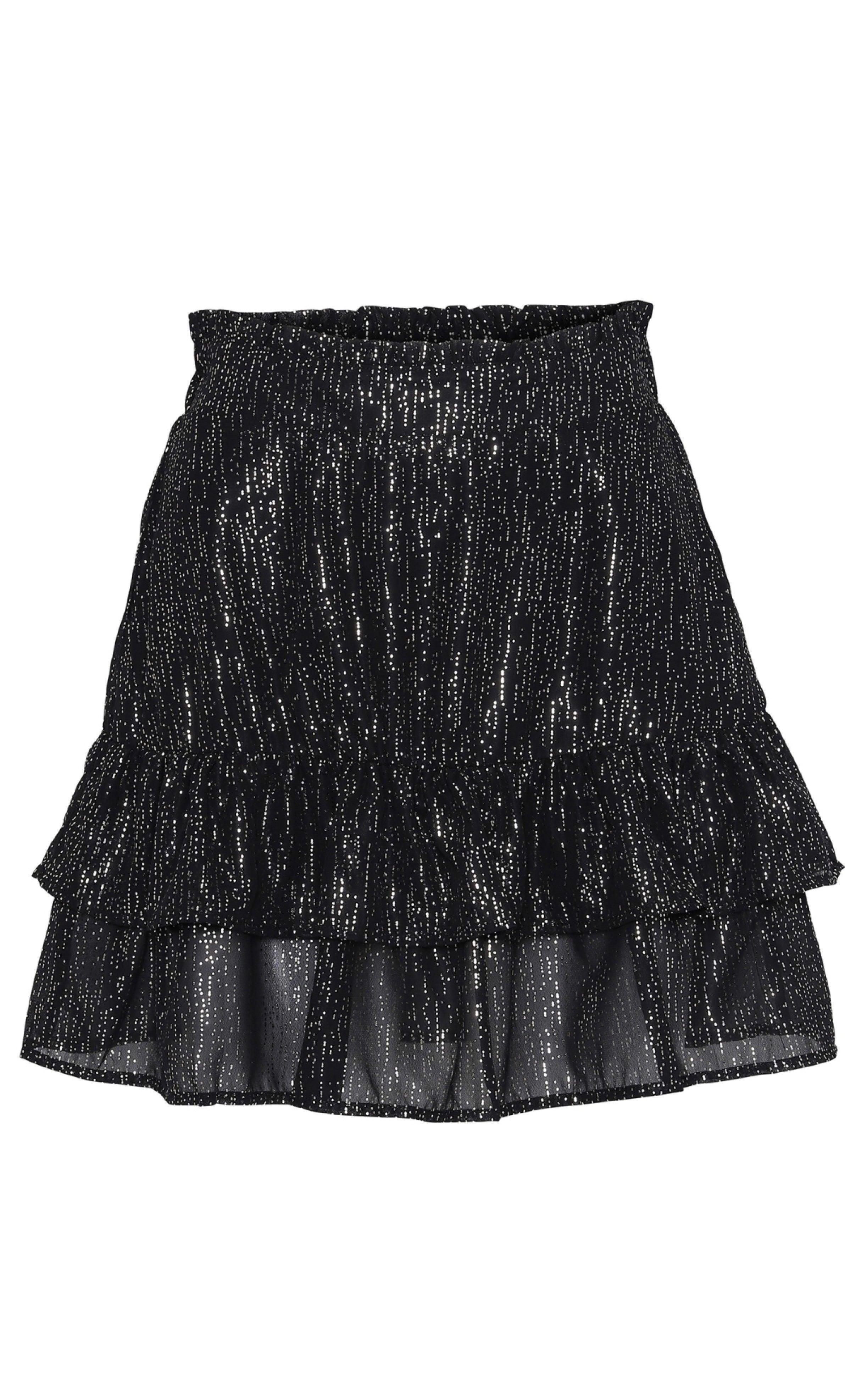 Continue Nederdel - Sally - Black W Gold