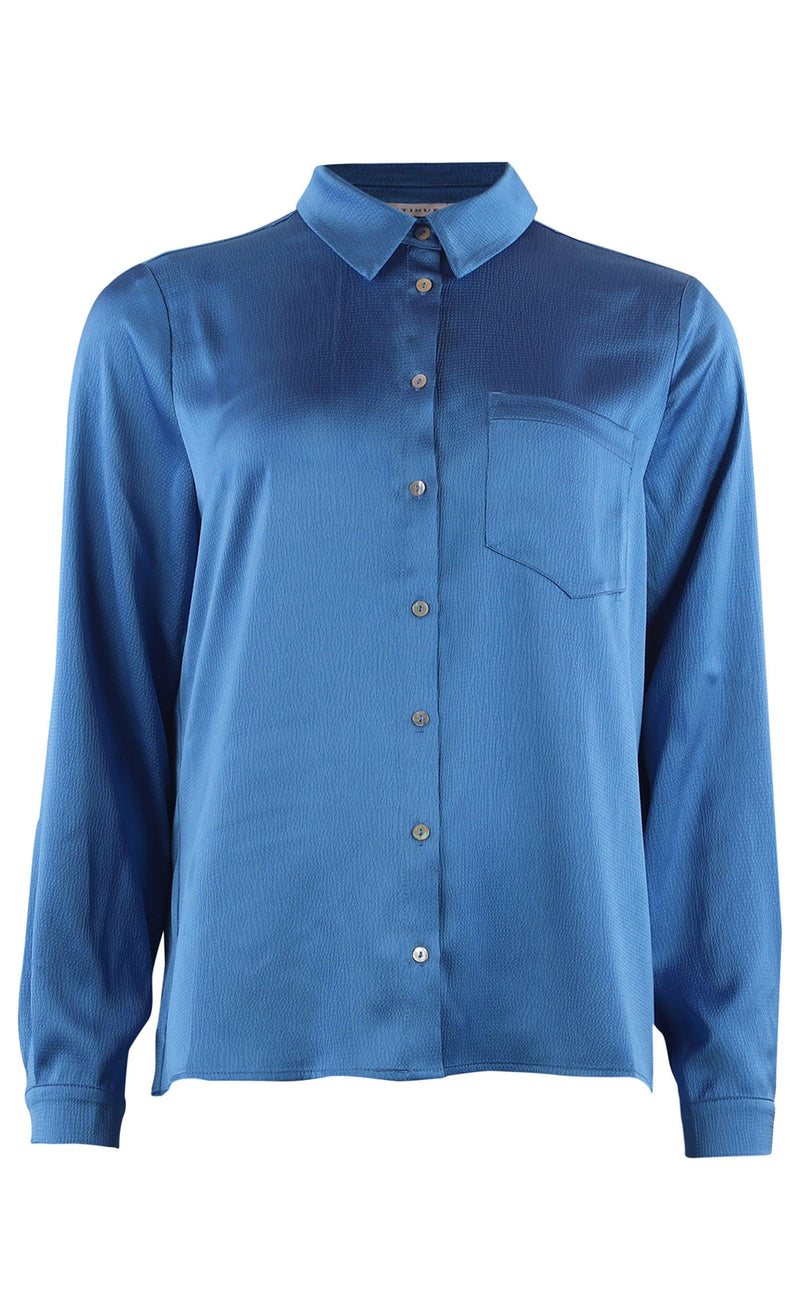Continue Skjorte - Jytte - Electric Blue