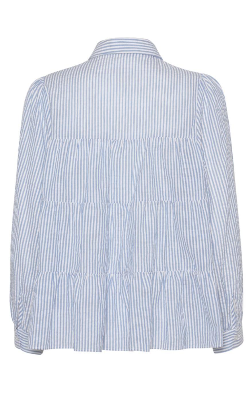 Continue Skjorte - Melina - Blue Stripe