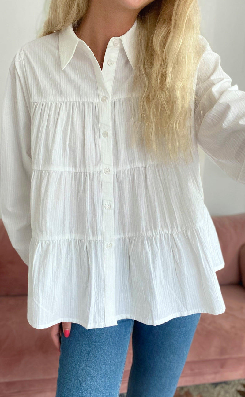 Continue Skjorte - Melina - White