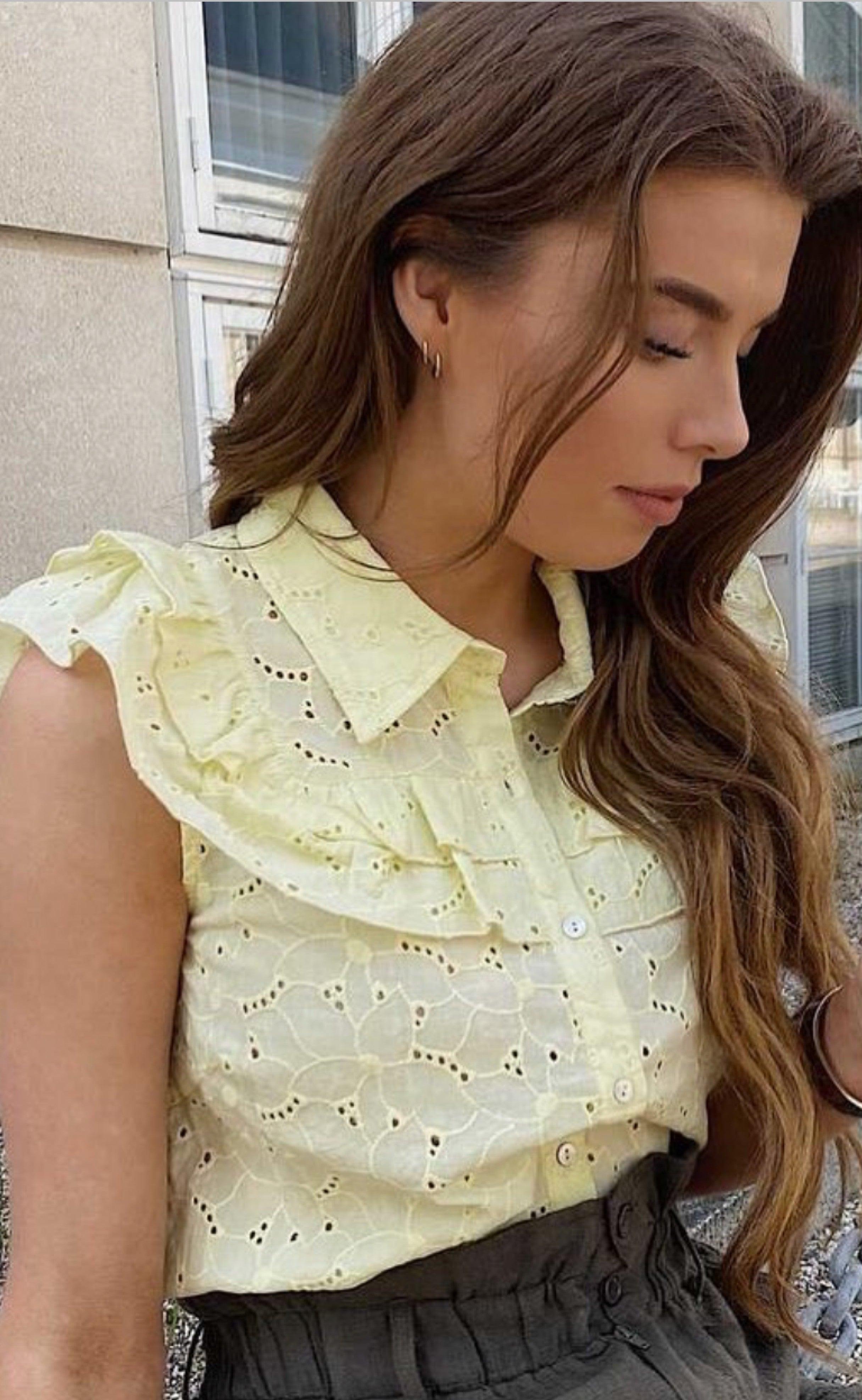 Continue Top - Kassandra Anglaise - White