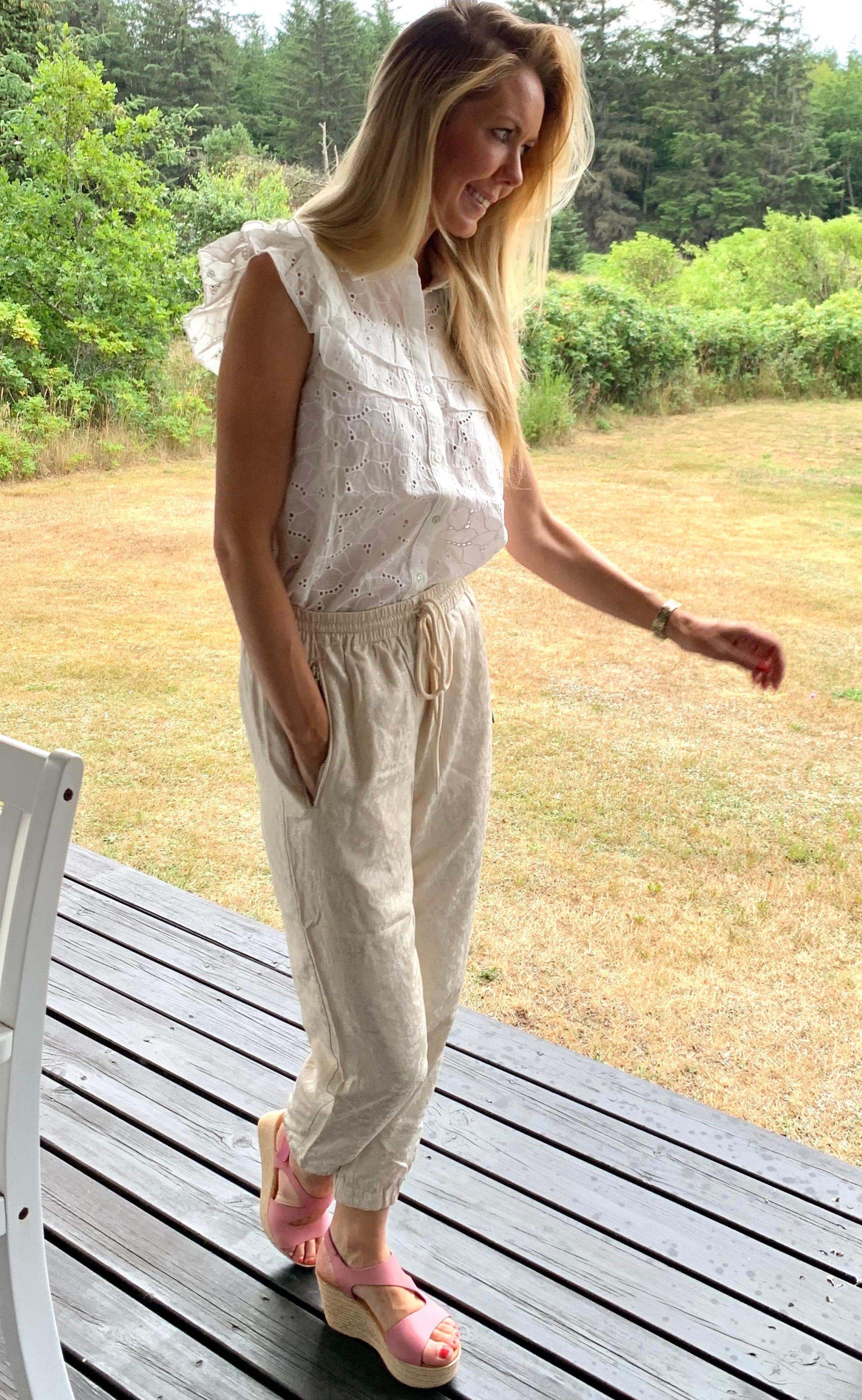 Continue Top - Kassandra Anglaise - White