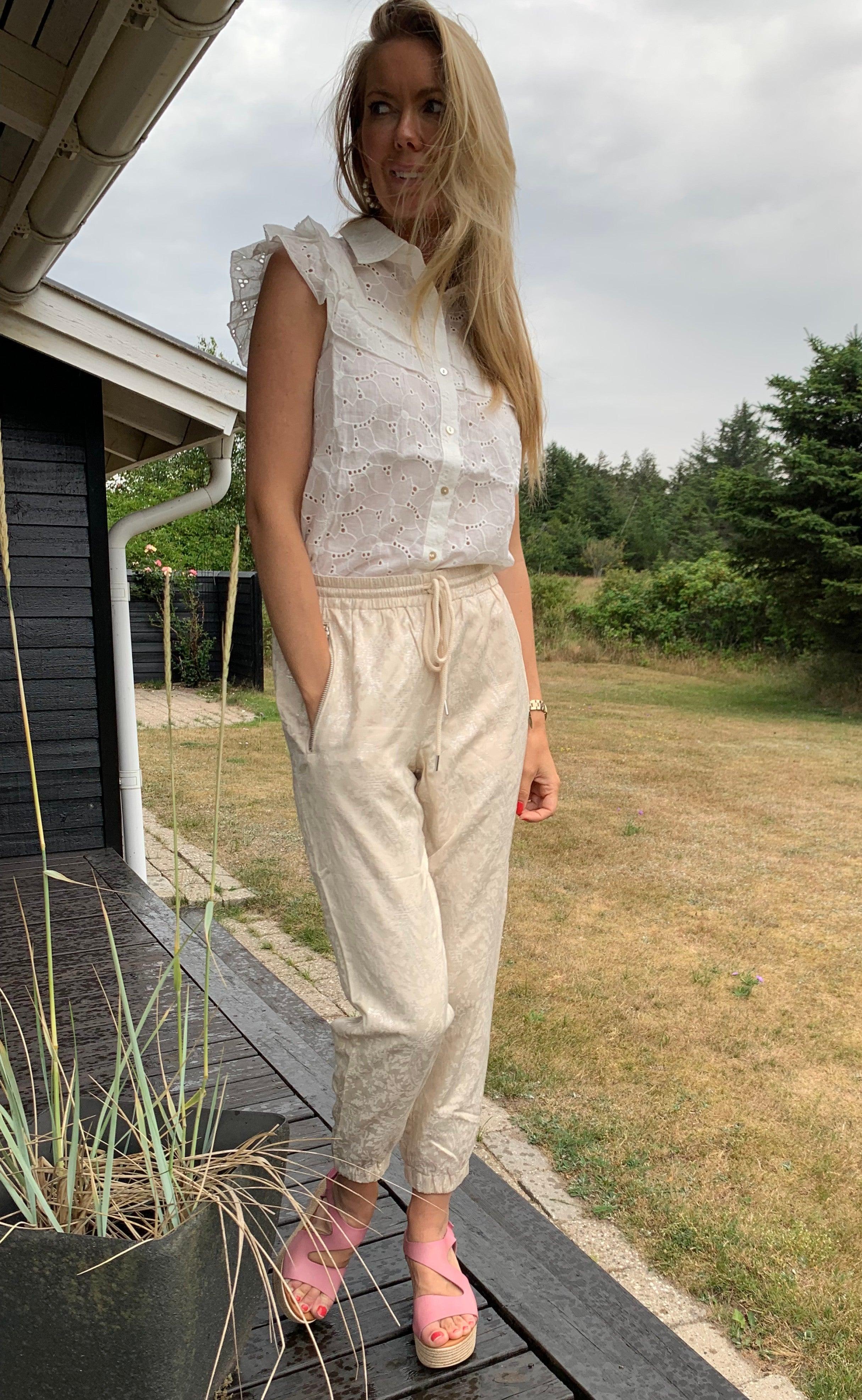 Continue Top - Kassandra Anglaise - White