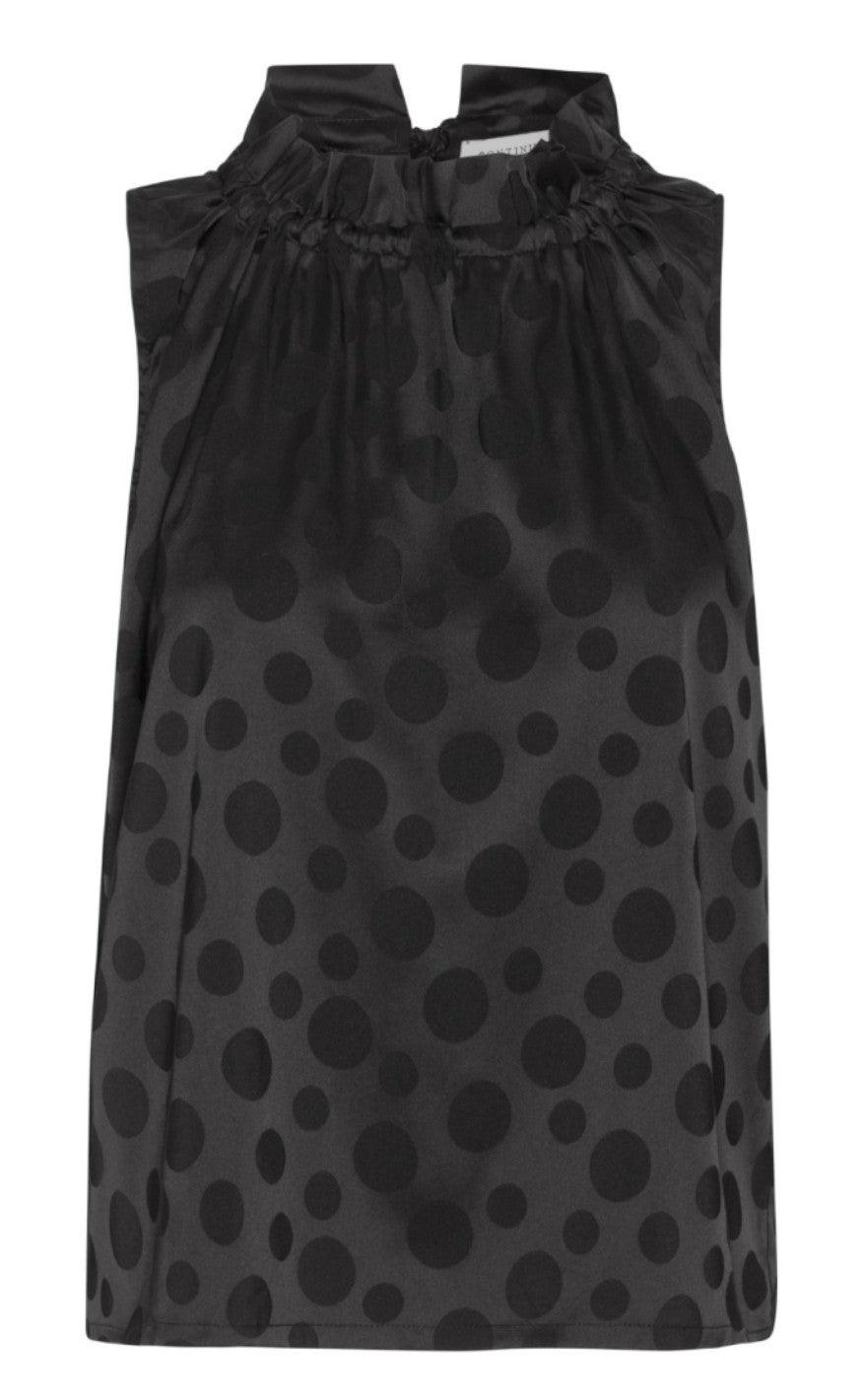Continue Top - Liva Dot - Black